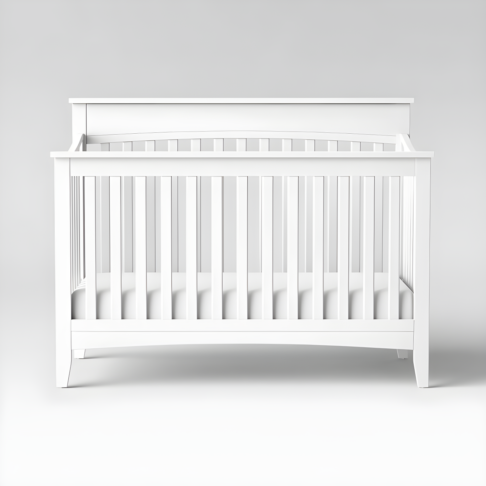 White Pine Wood 4-in-1 Convertible Crib