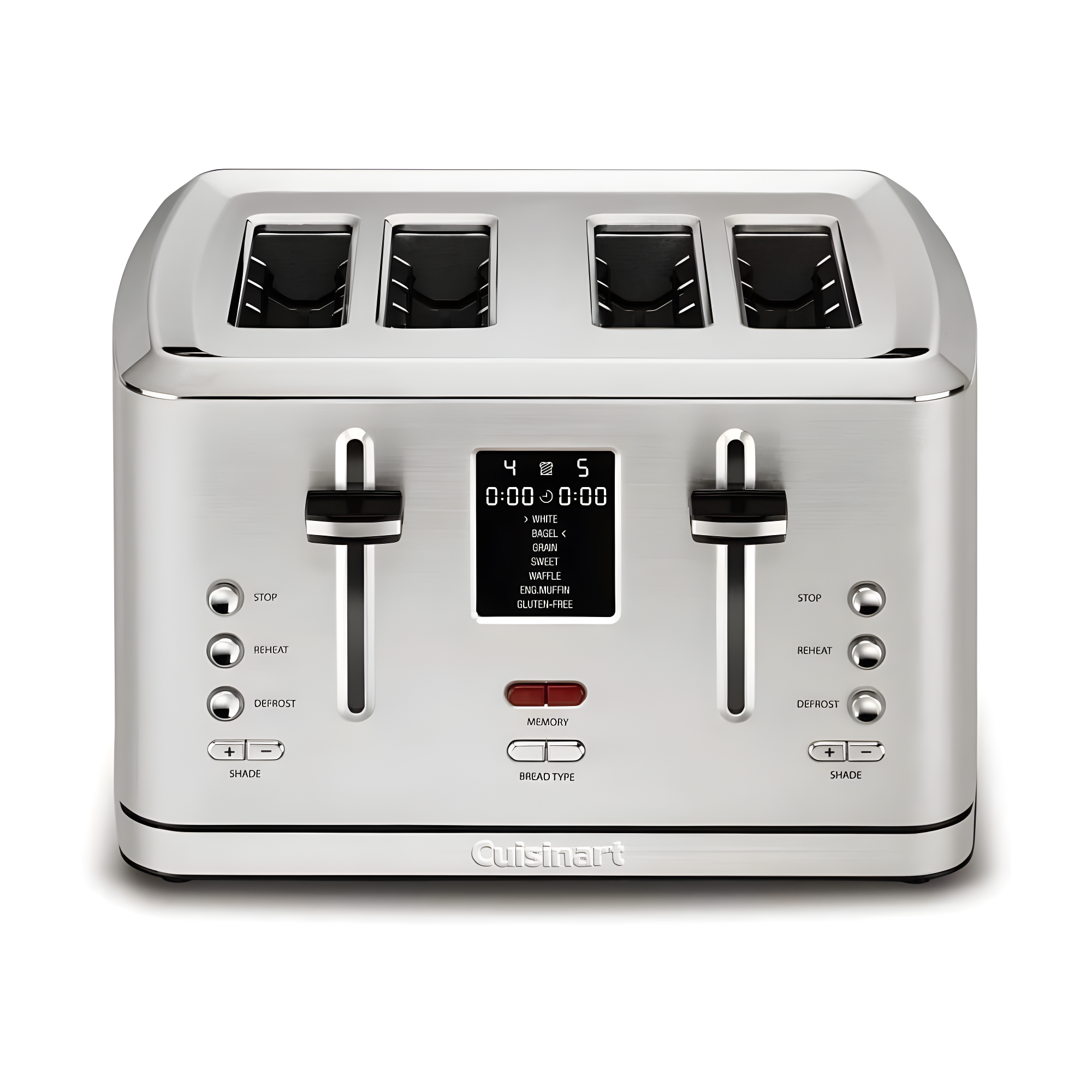 Cuisinart Stainless Steel 4-Slice Digital Toaster with MemorySet