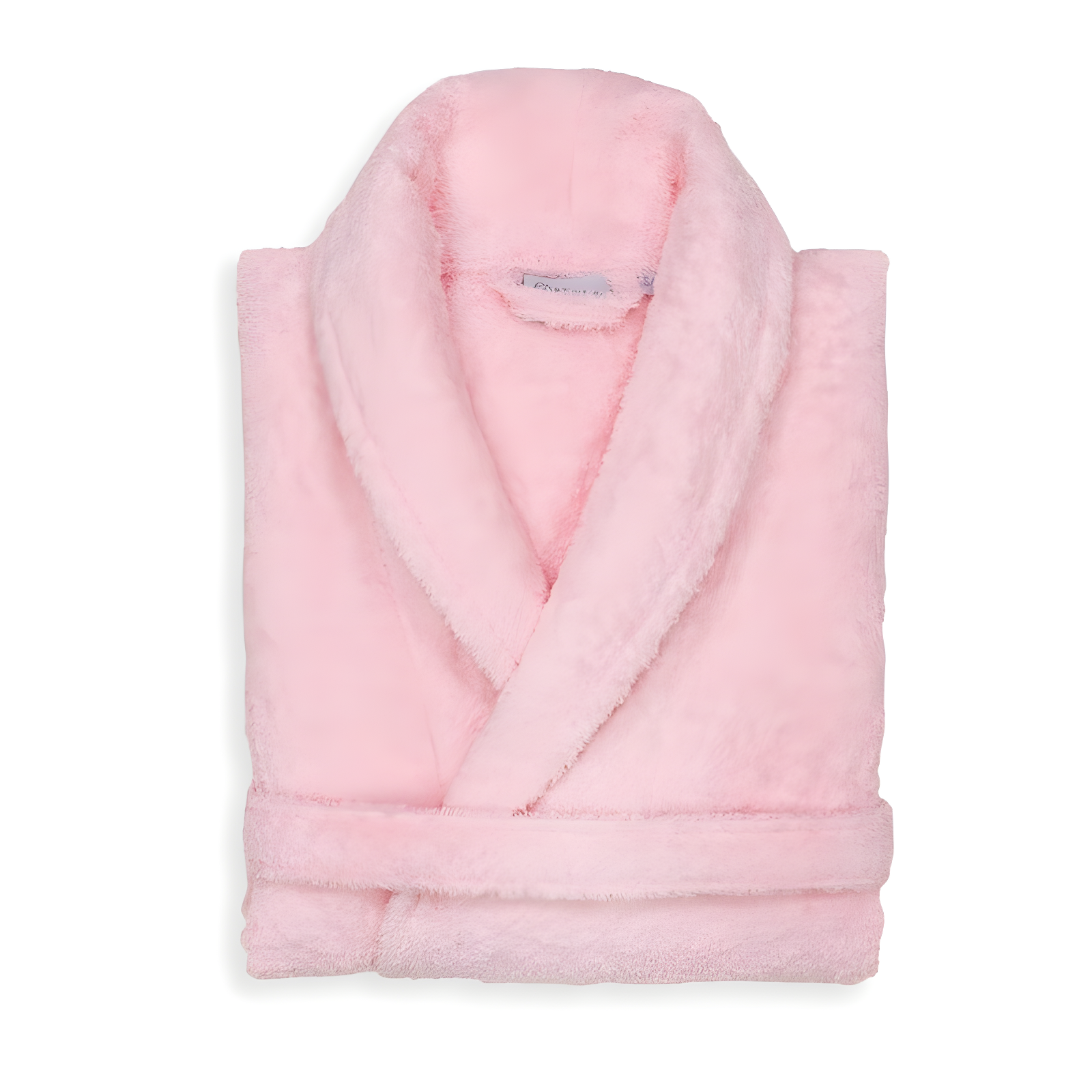 Pink Turkish Cotton Long Sleeve Terry Cloth Bathrobe