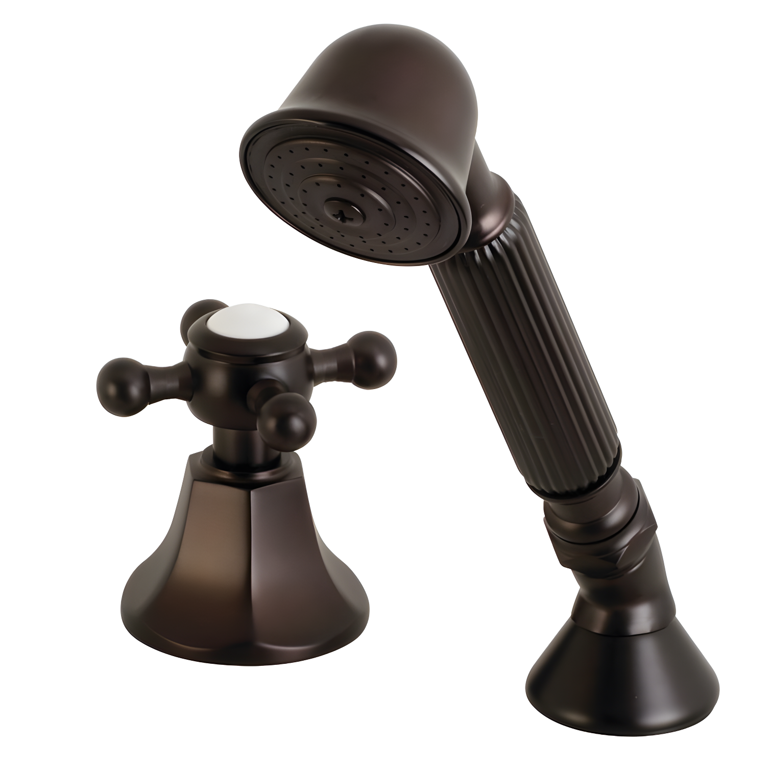 Oil Rubbed Bronze Deck Mount Hand Shower with Diverter