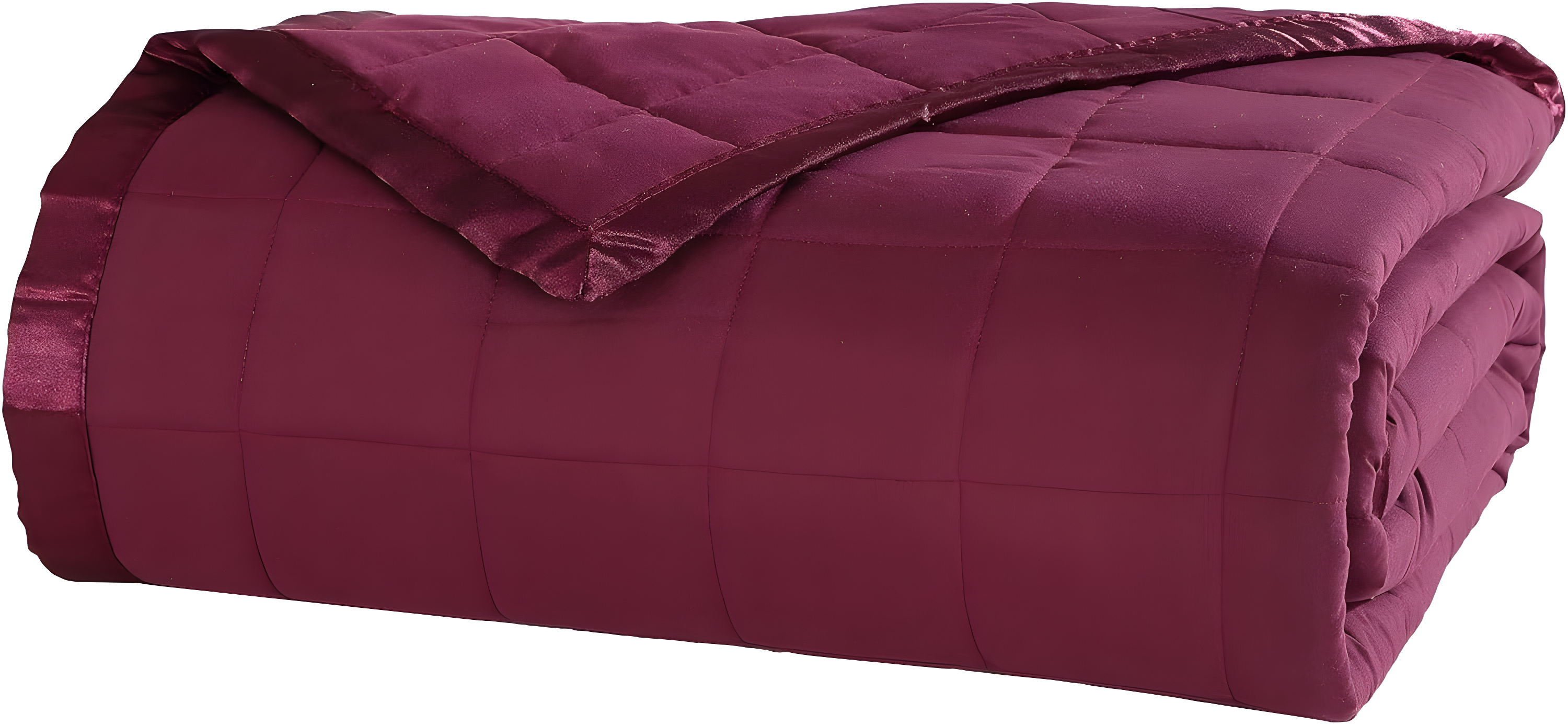 Cabernet Twin Reversible Satin Bound Microfiber Blanket