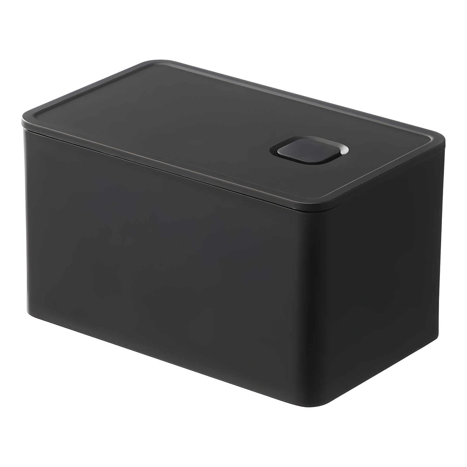 Black Polypropylene Vacuum-Sealing Butter Dish with Airtight Lid