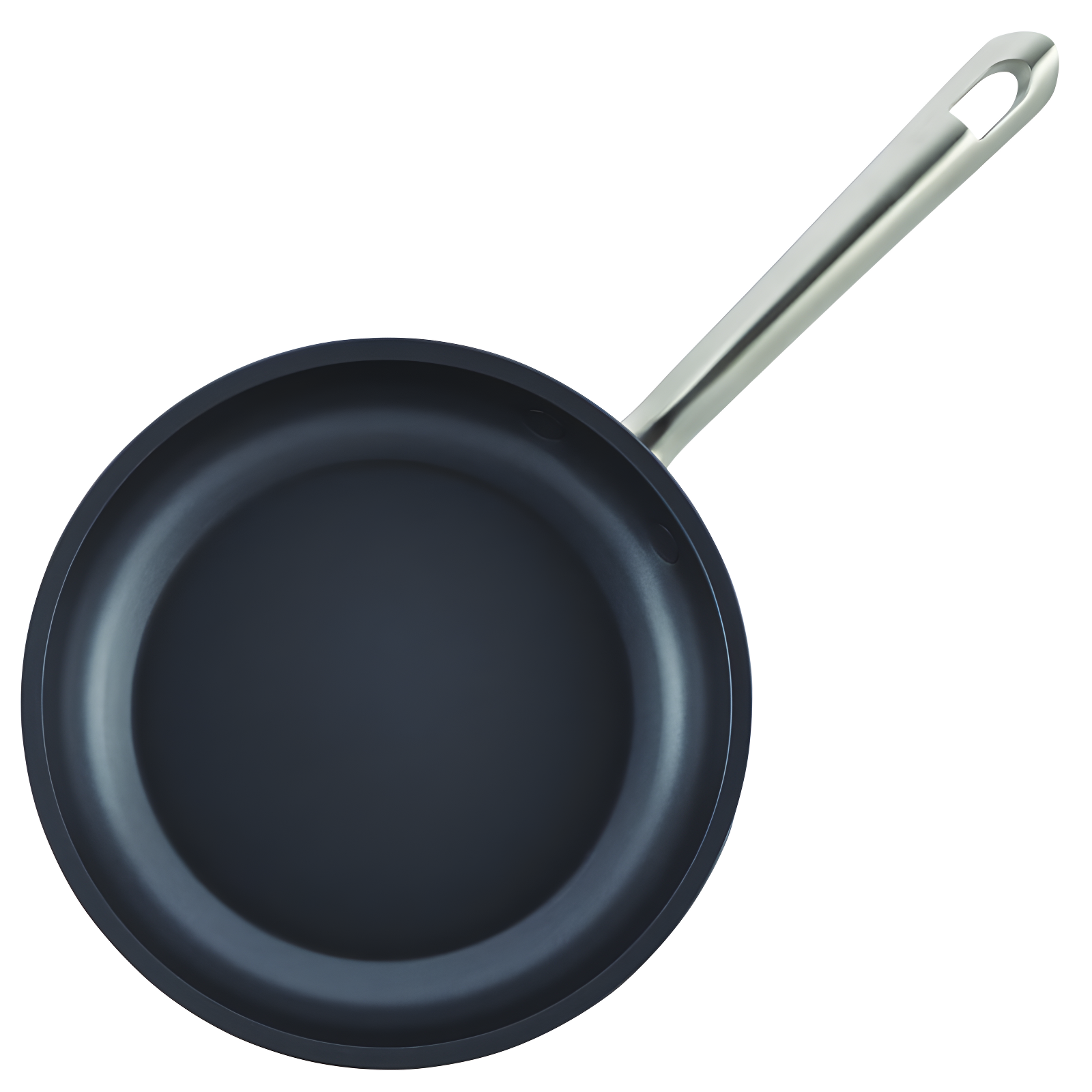 8-Inch Gray Aluminum Nonstick Fry Pan with Ceramic Coating