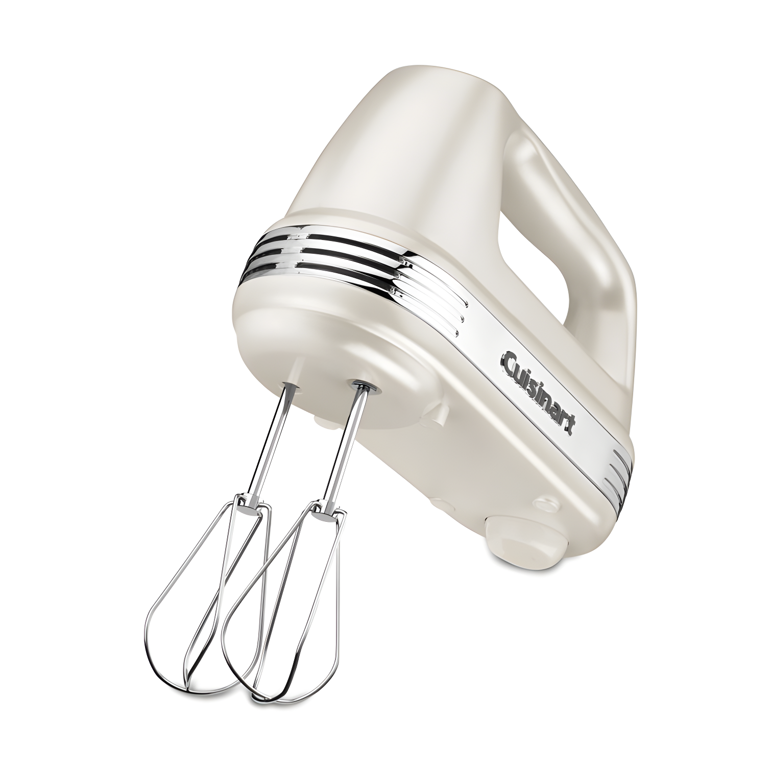 Cuisinart Beige 7-Speed Hand Mixer with Stainless Steel Beaters