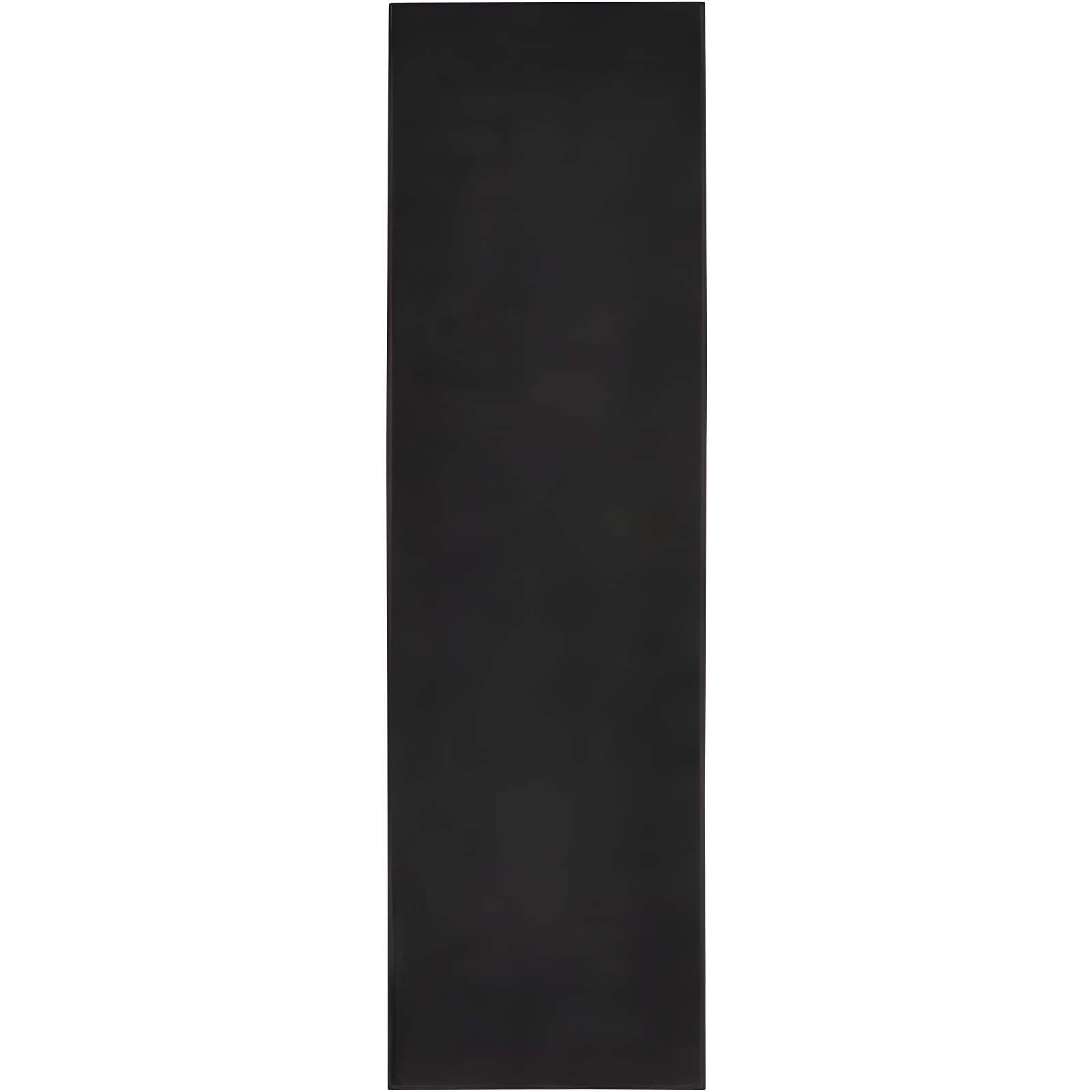 Modern Essentials Solid Black Synthetic 2'2" x 10' Outdoor Runner Rug