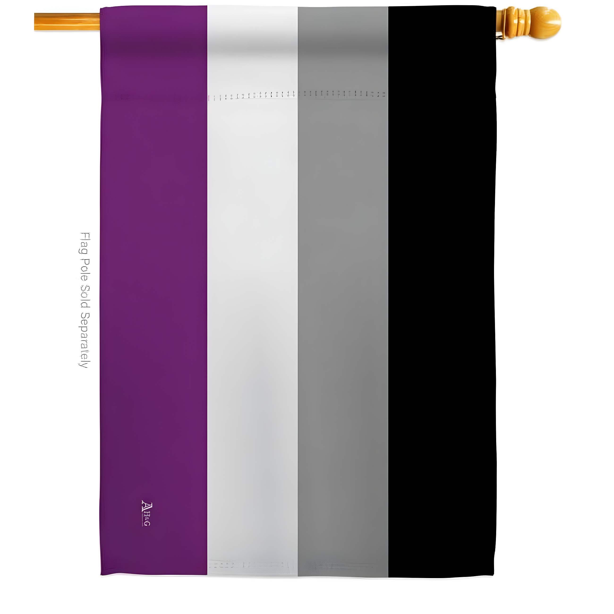 Asexual Pride Double-Sided Weather Resistant House Flag