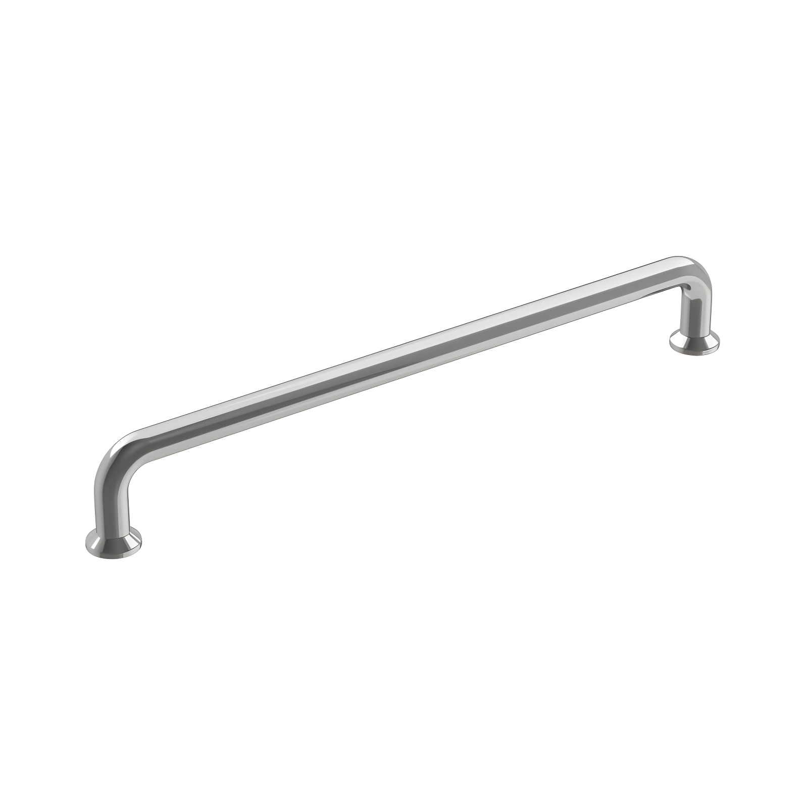 Polished Chrome 8-inch Cabinet Bar Pull with Mounting Hardware