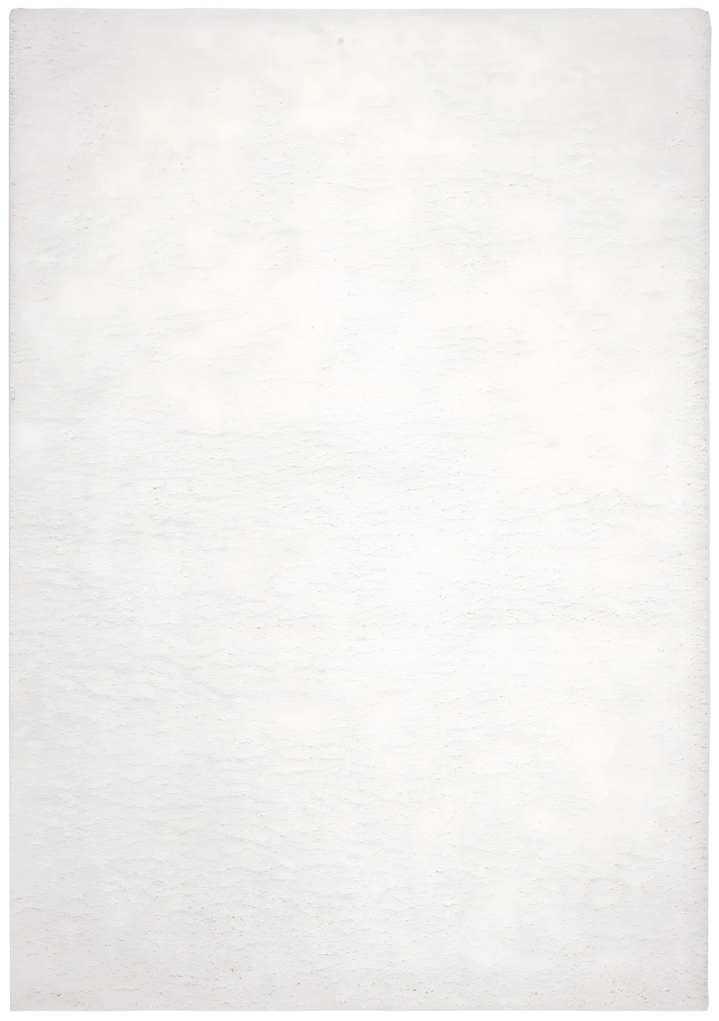 White Synthetic Shag Area Rug, 12' x 15'