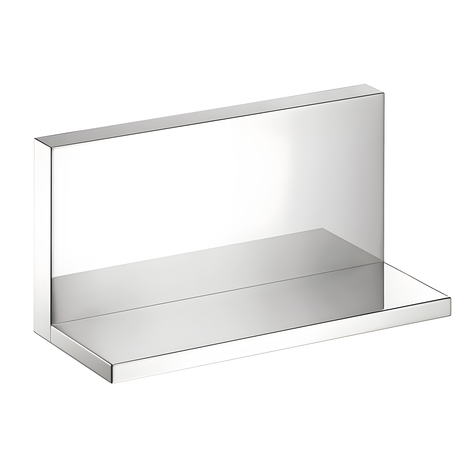 Chrome Wall Mount Modern Shower Shelf