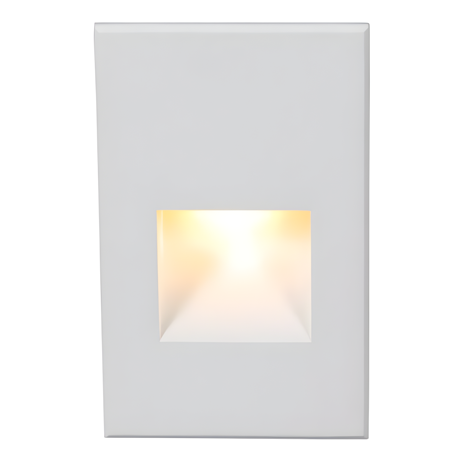 Dimmable LEDme 3" White Aluminum Step and Wall Light