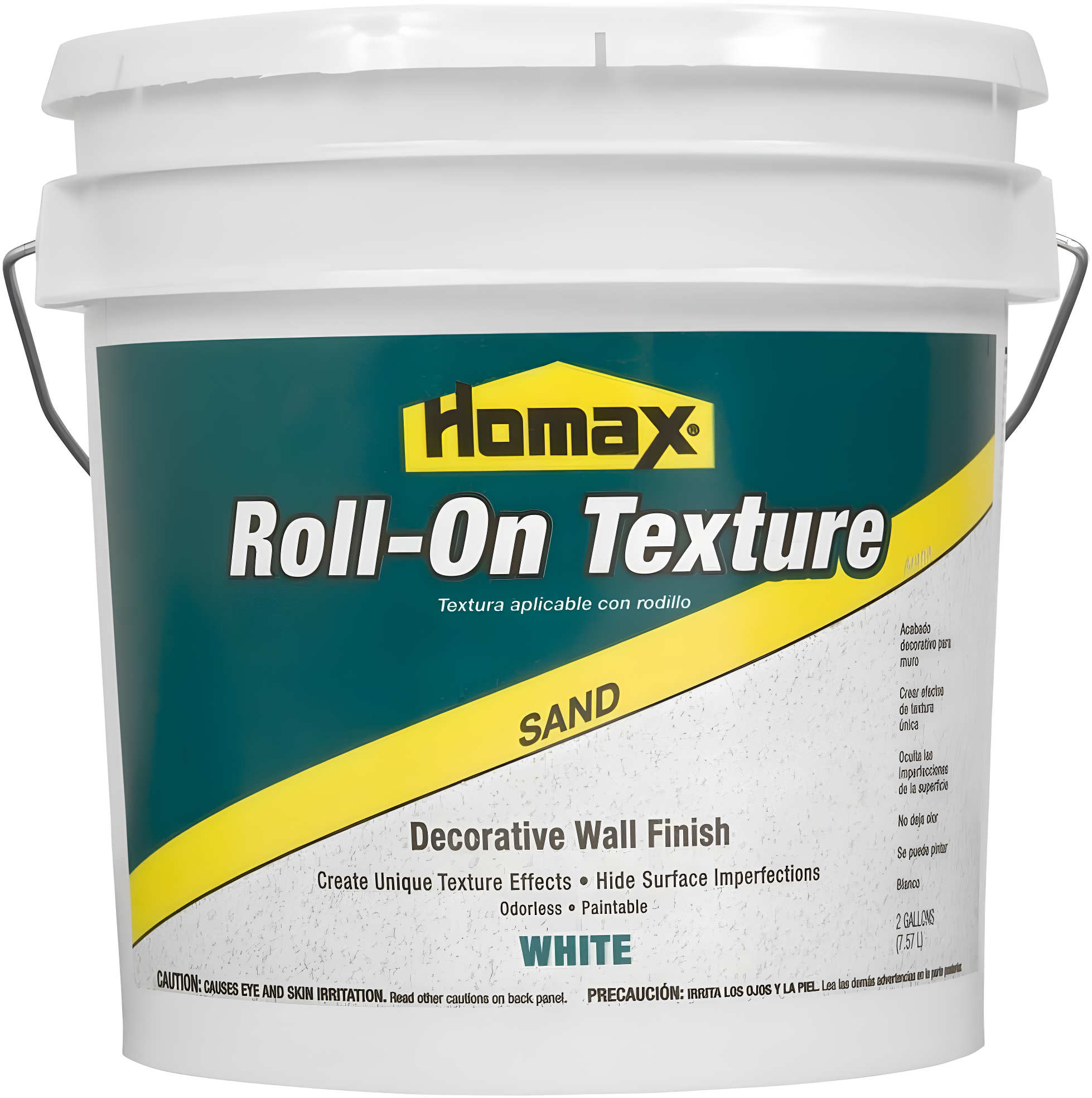 Homax Sand Decorative Wall Finish White 2-Gallon Can