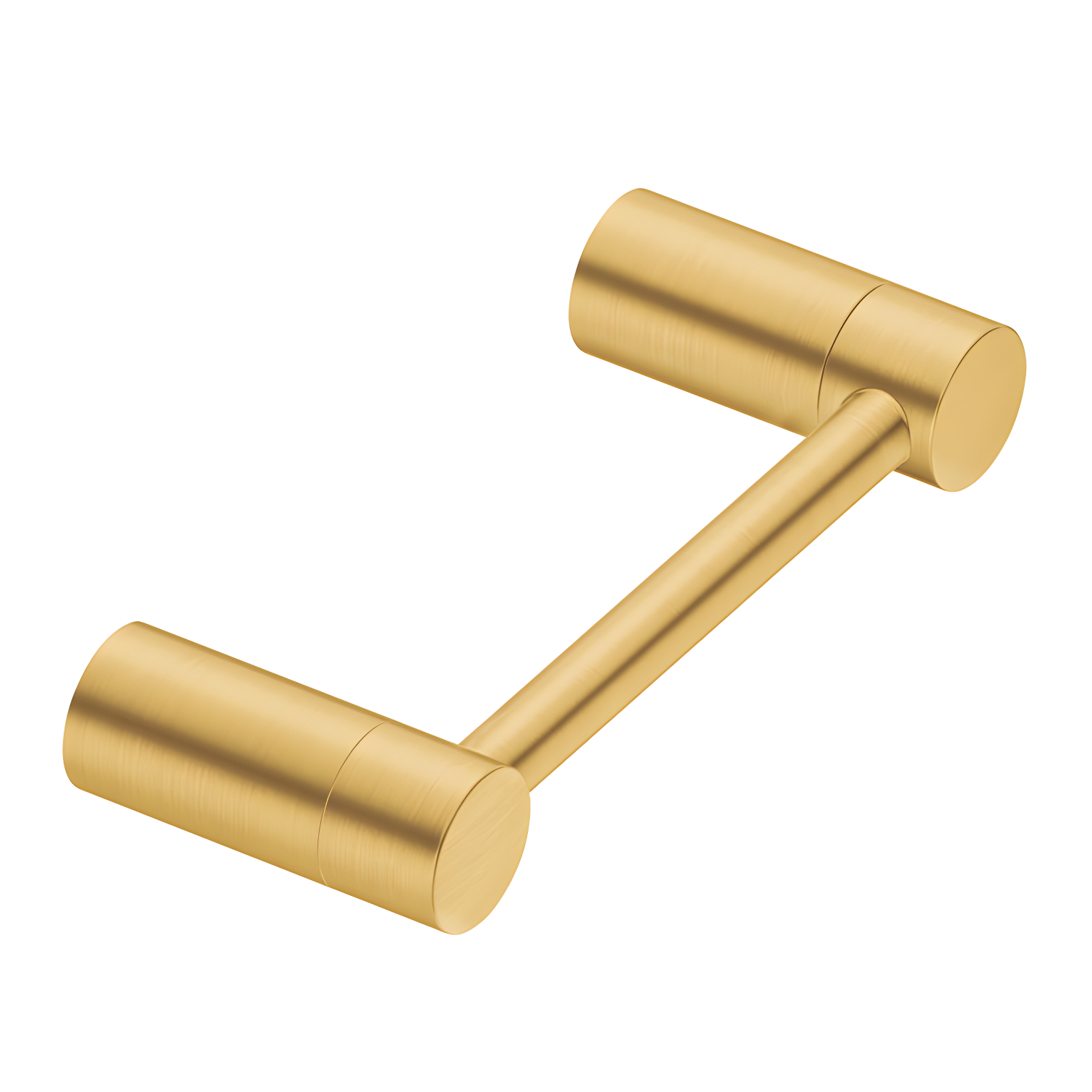 Brushed Gold Modern Wall Mounted Toilet Paper Holder