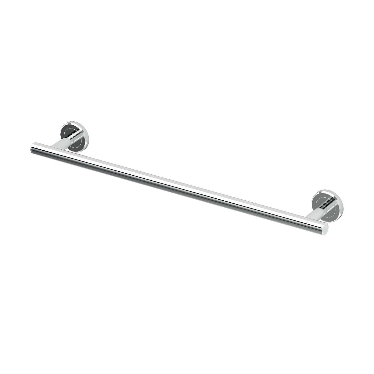 Latitude II 24-Inch Chrome Wall Mounted Towel Bar