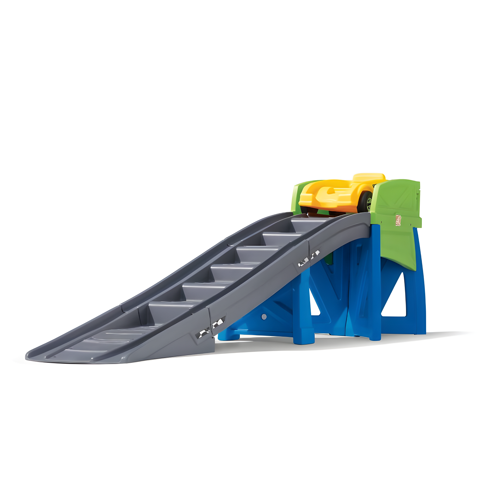 Colorful Plastic Kids Roller Coaster with Climbing Stairs