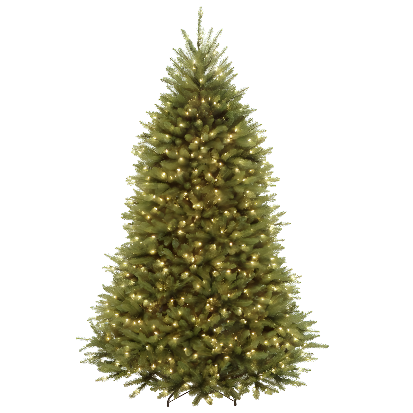 7.5' Green Fir Artificial Christmas Tree with Dual Color LED Lights