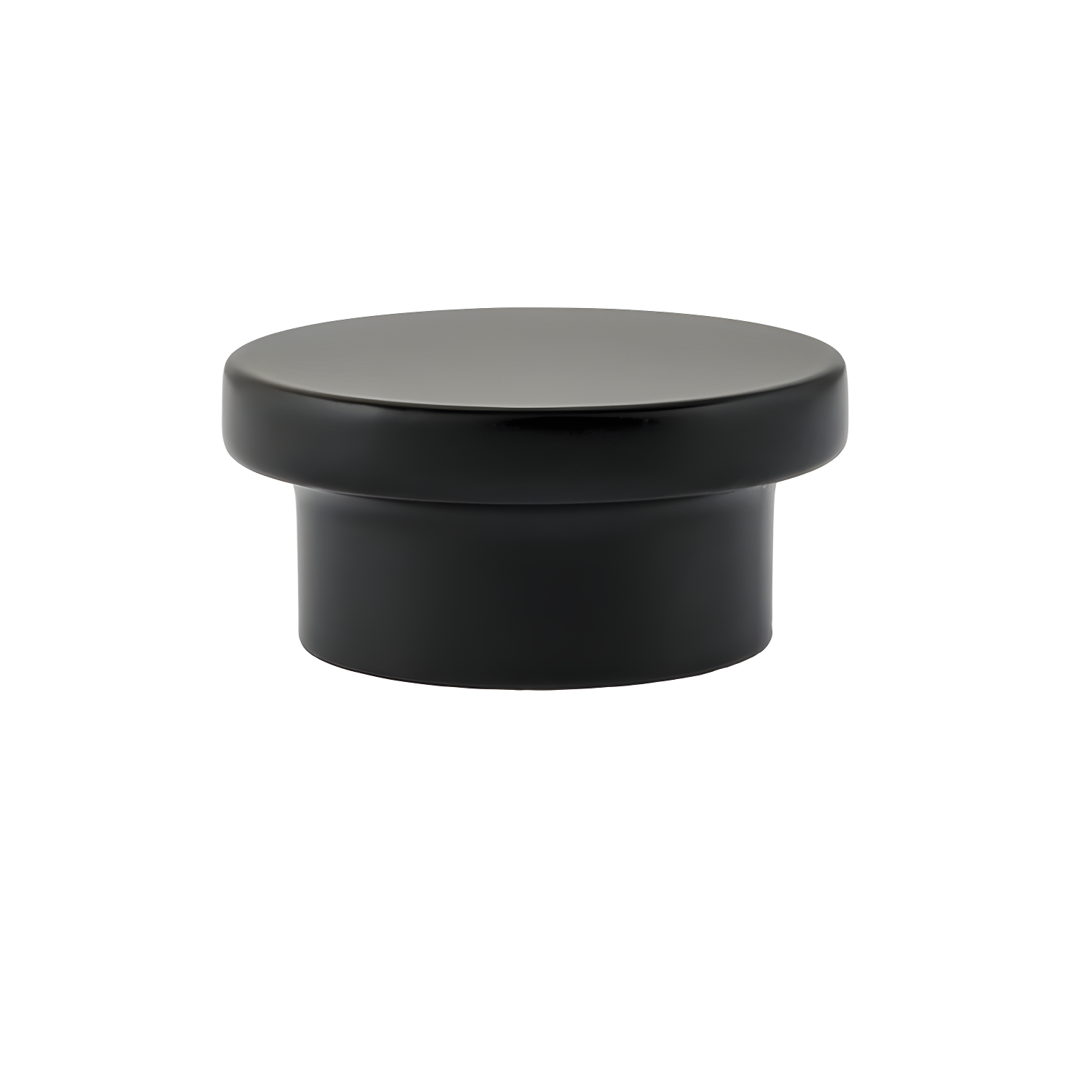 Matte Black Round Brass Cabinet Knob Multipack