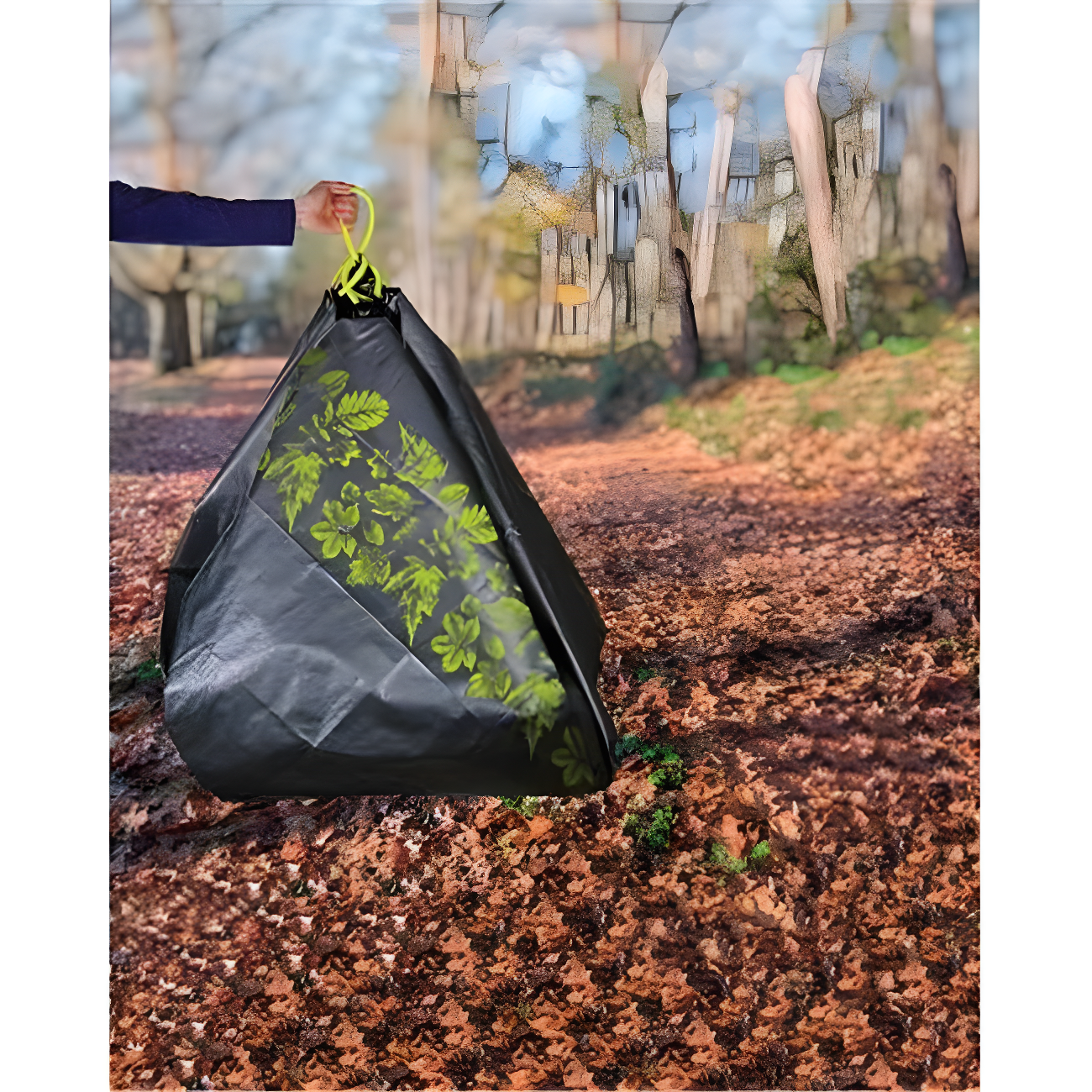 6' x 6' Black Polyethylene Waterproof Tarp with Handles