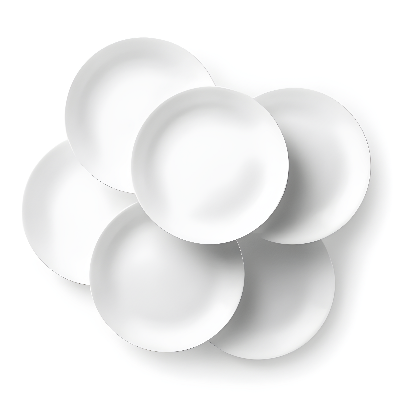 Corelle Winter Frost White Glass Dinner Plates, Set of 6