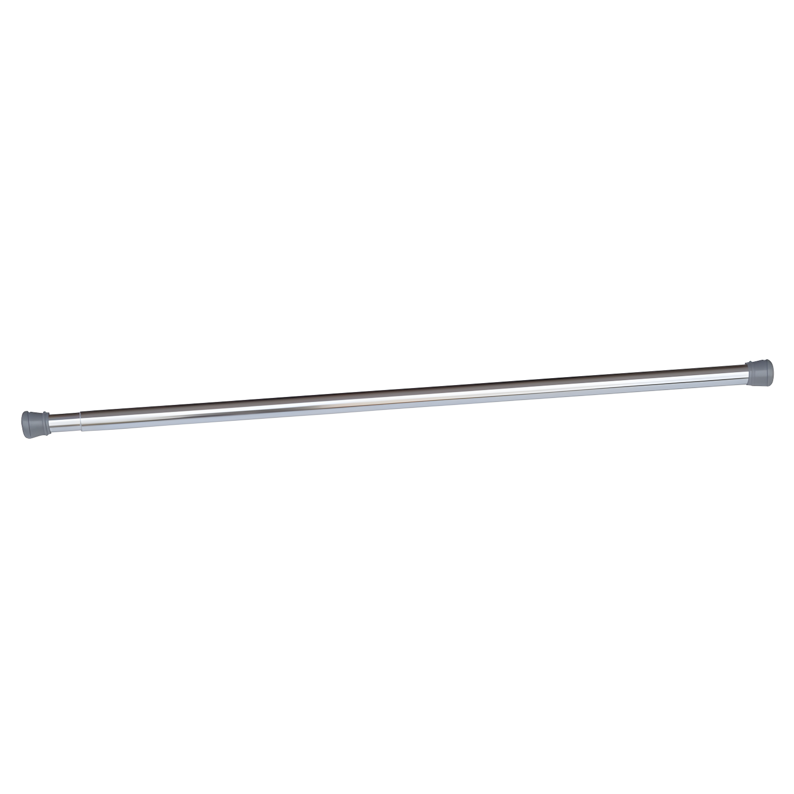 Adjustable Polished Chrome Tension Shower Rod, 42-73 Inches