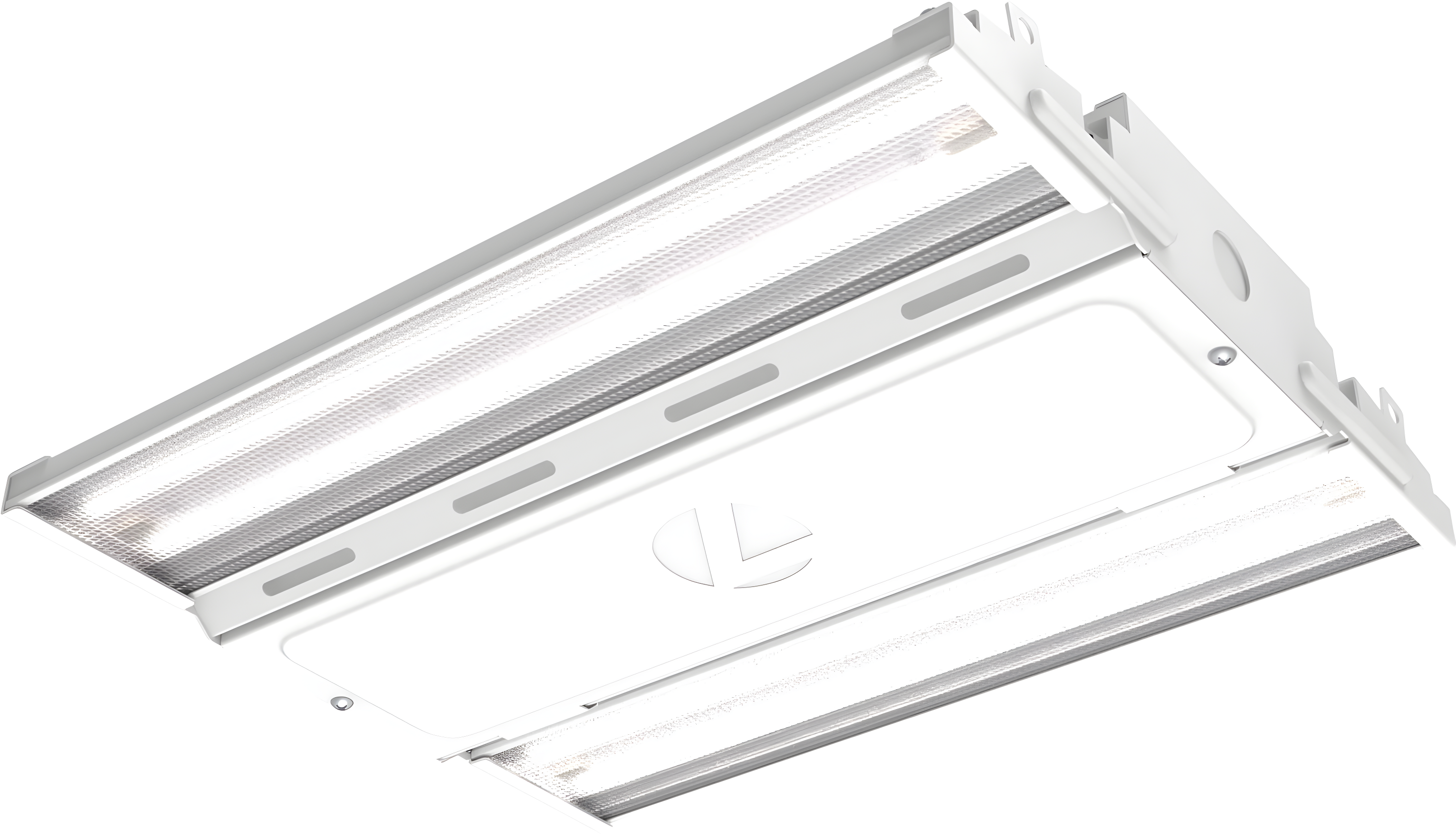 Compact White Aluminum LED High Bay Light with 5000K Daylight