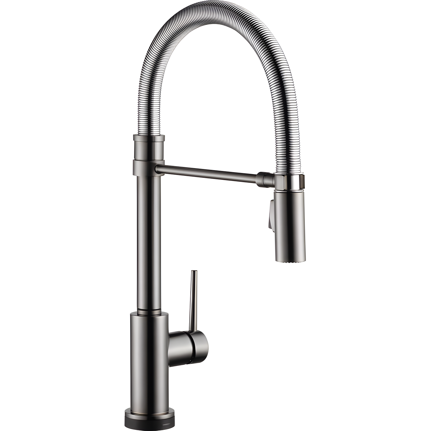 Modern Stainless Steel Pull-Down Kitchen Faucet with Touch Activation