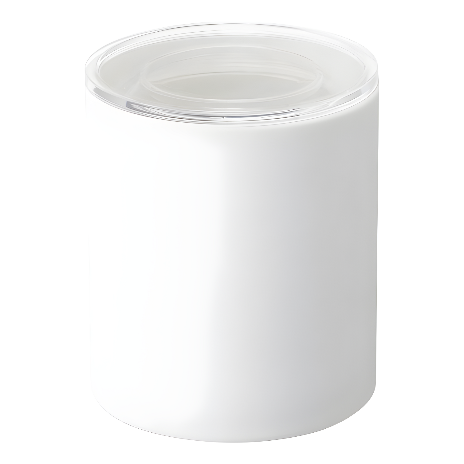 Large White Ceramic Airtight Meal Prep Canister