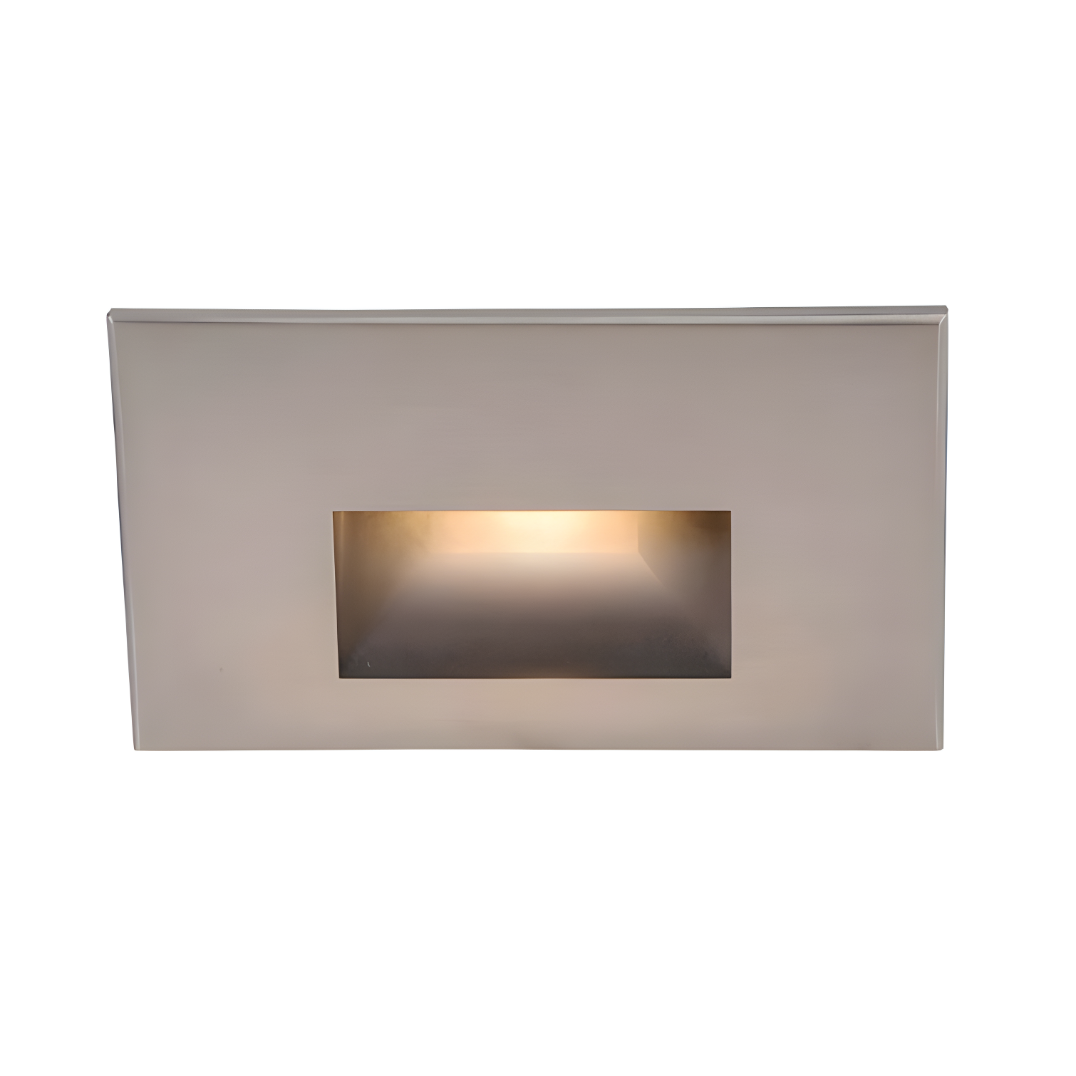 Sleek Brushed Nickel 3" LED Step Light - Energy Efficient