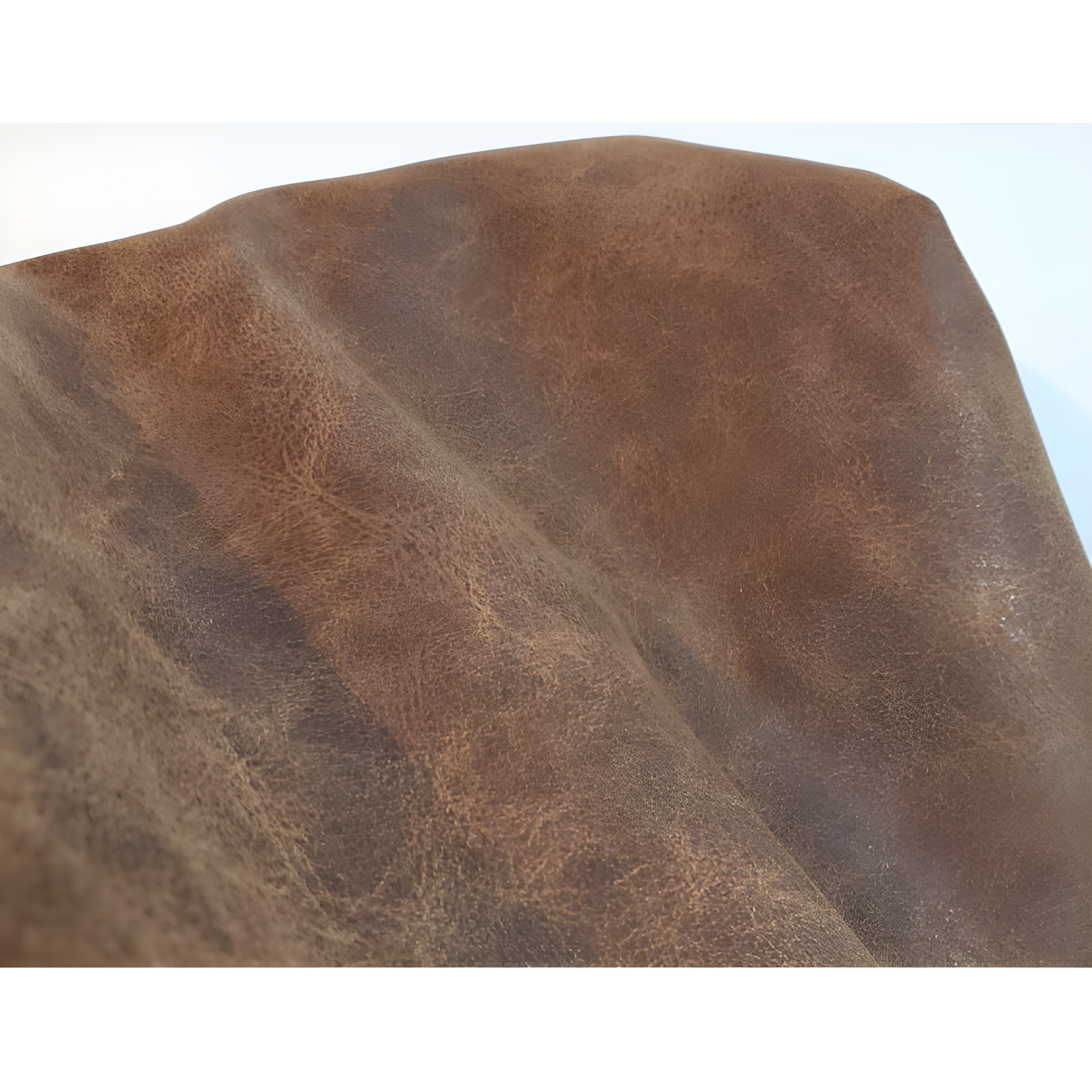 Cognac Heavyweight PU Faux Leather Upholstery Fabric