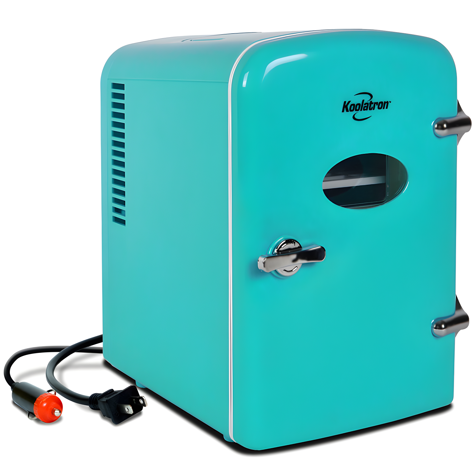 Aqua Green Compact Retro Mini Fridge for RVs