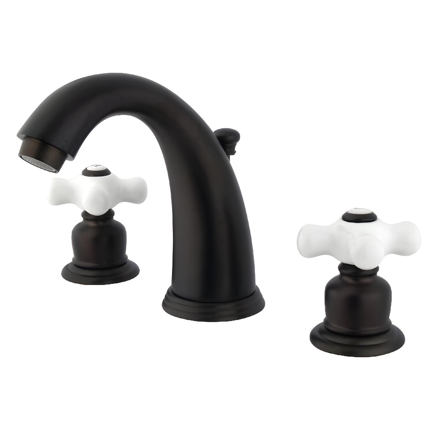 Victorian 8" Oil Rubbed Bronze Widespread Bathroom Faucet