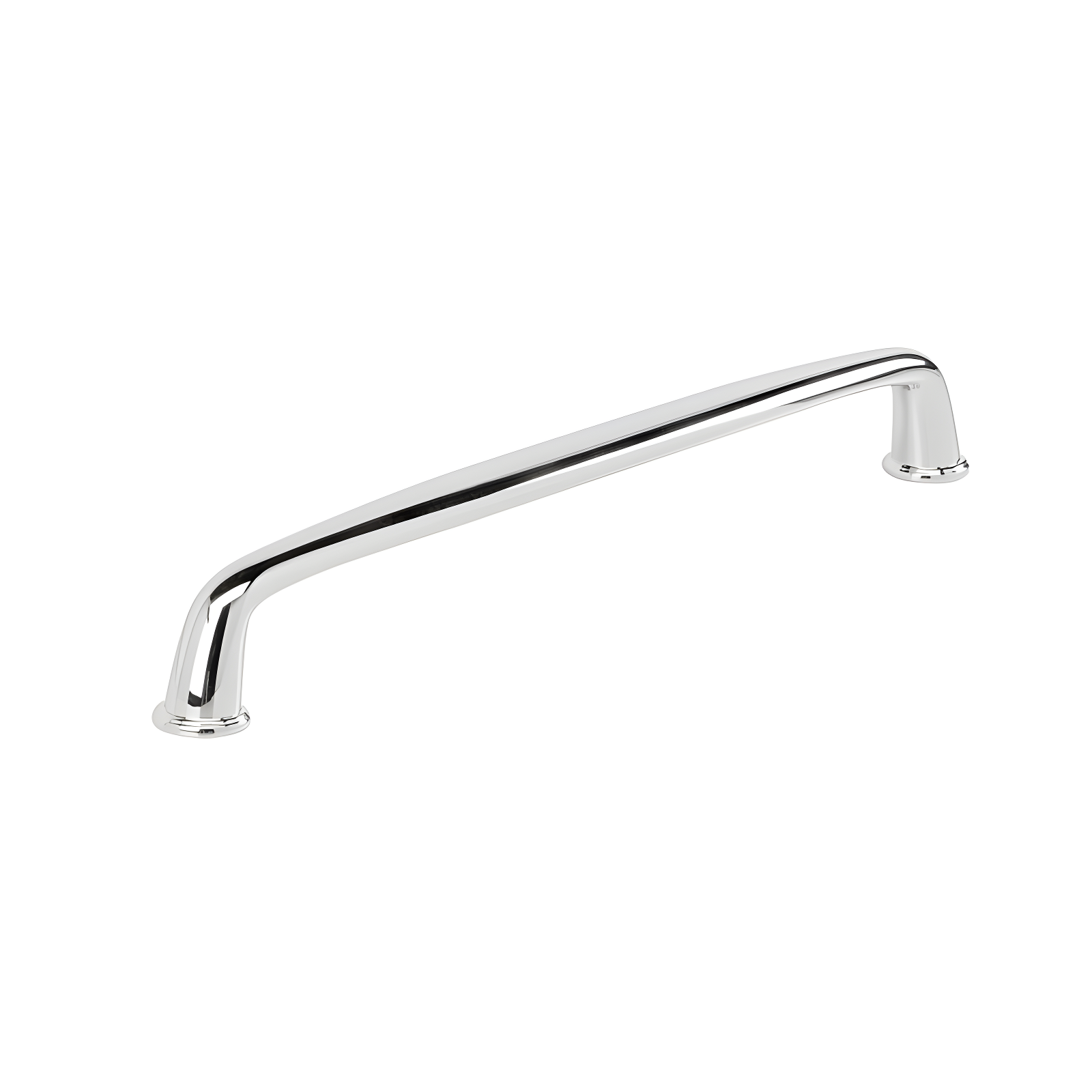 Polished Chrome 12" Modern Appliance Pull with Mounting Hardware