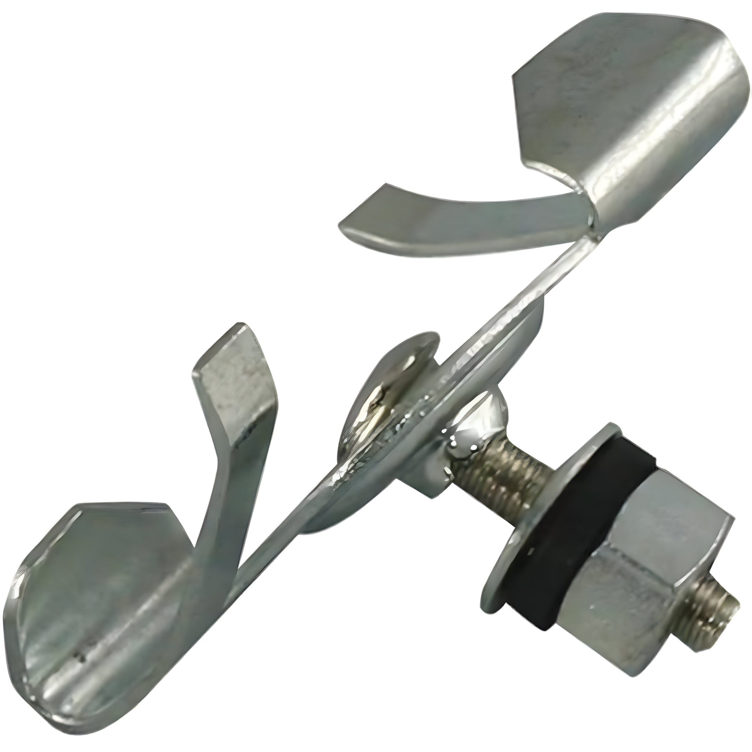 Chrome T-Bar Clip Attachment for Track Lighting