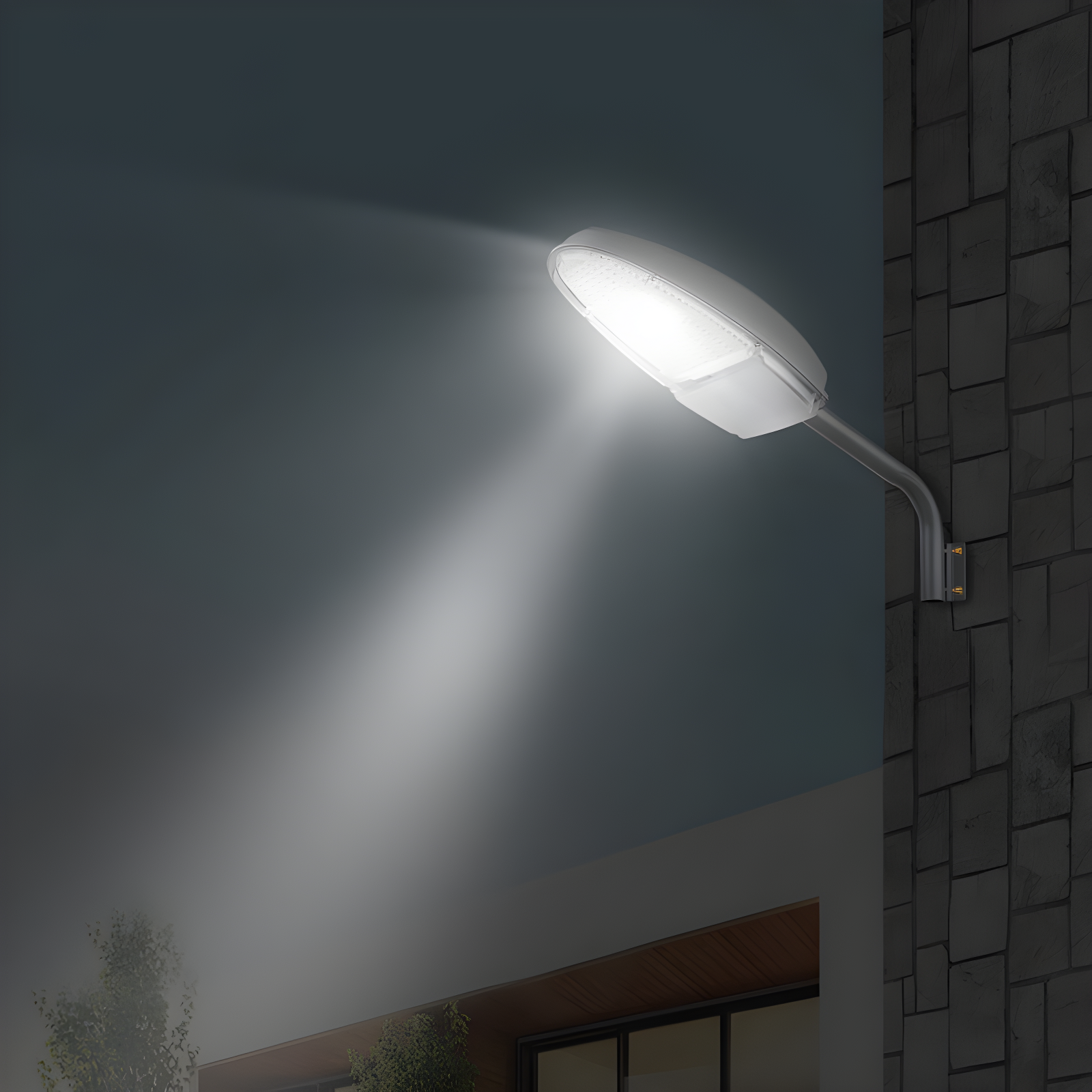 Ultra-Bright 144 LED Dusk to Dawn Outdoor Lamp Post