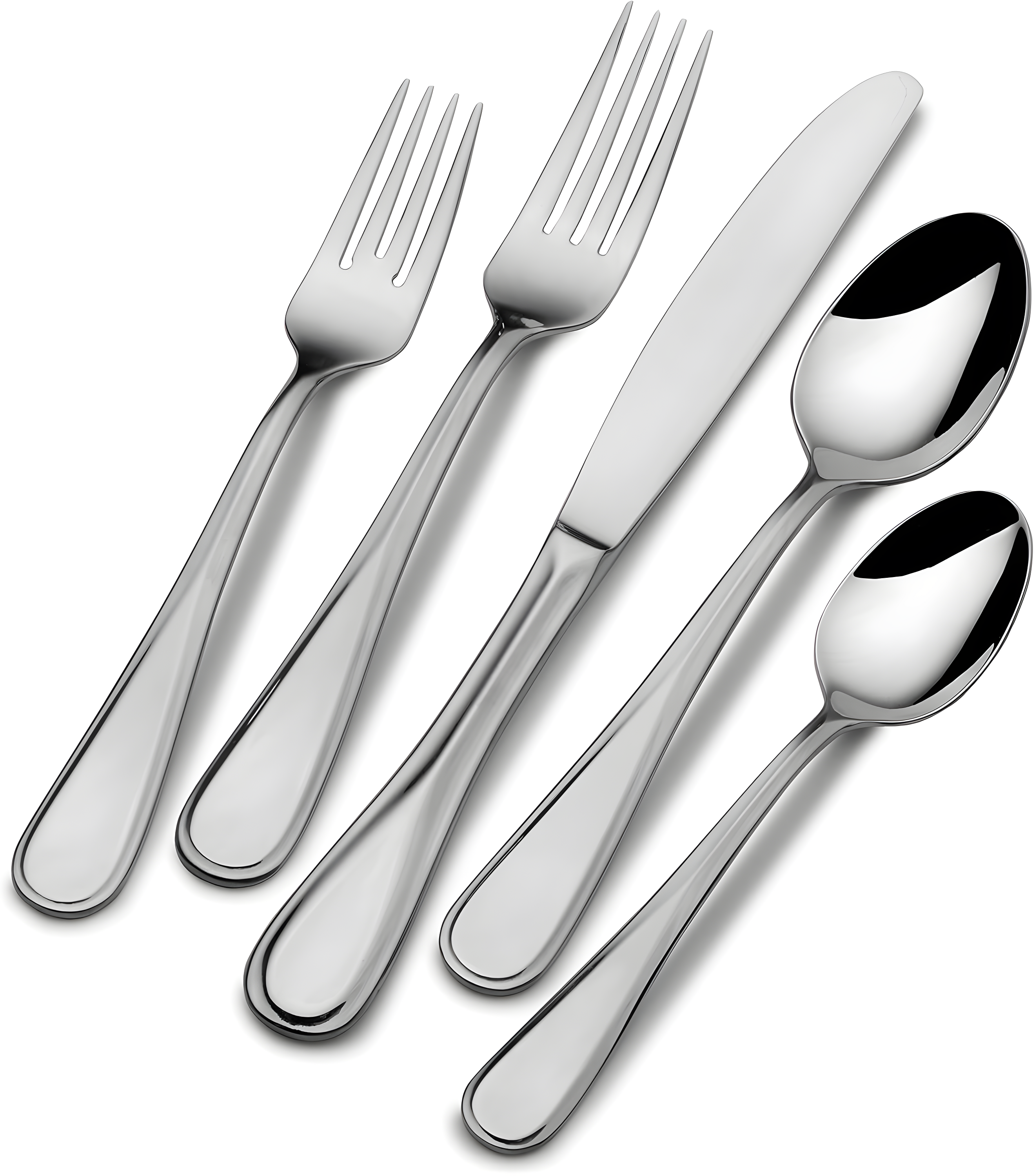 Bravo 65-Piece Stainless Steel Flatware Set with Facets