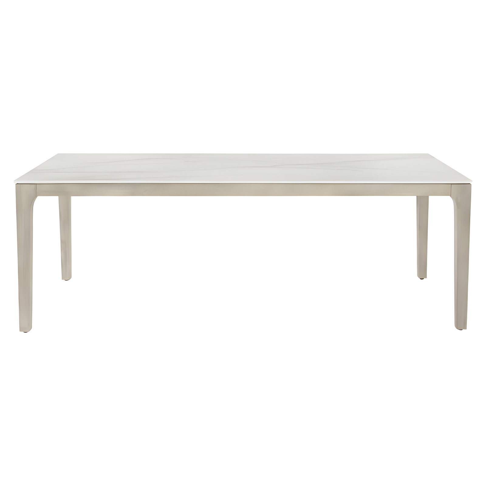 Cream Transitional 62'' Dekton Outdoor Bar Table