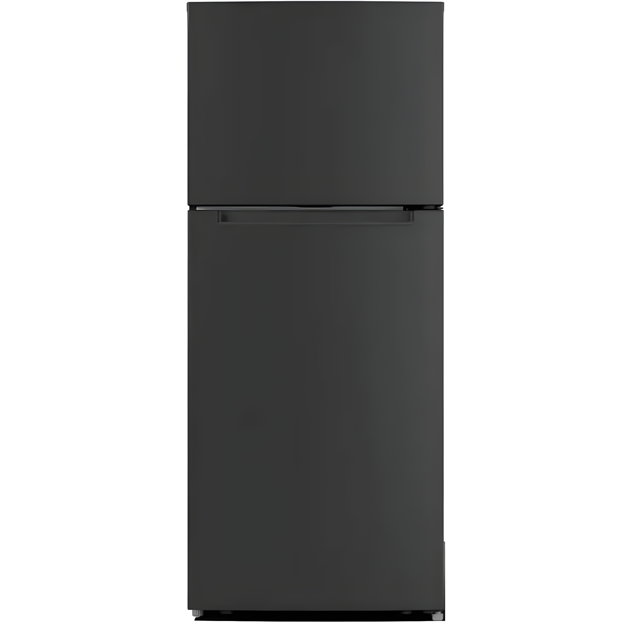 Black Energy Star Top Freezer Refrigerator with Ice Maker