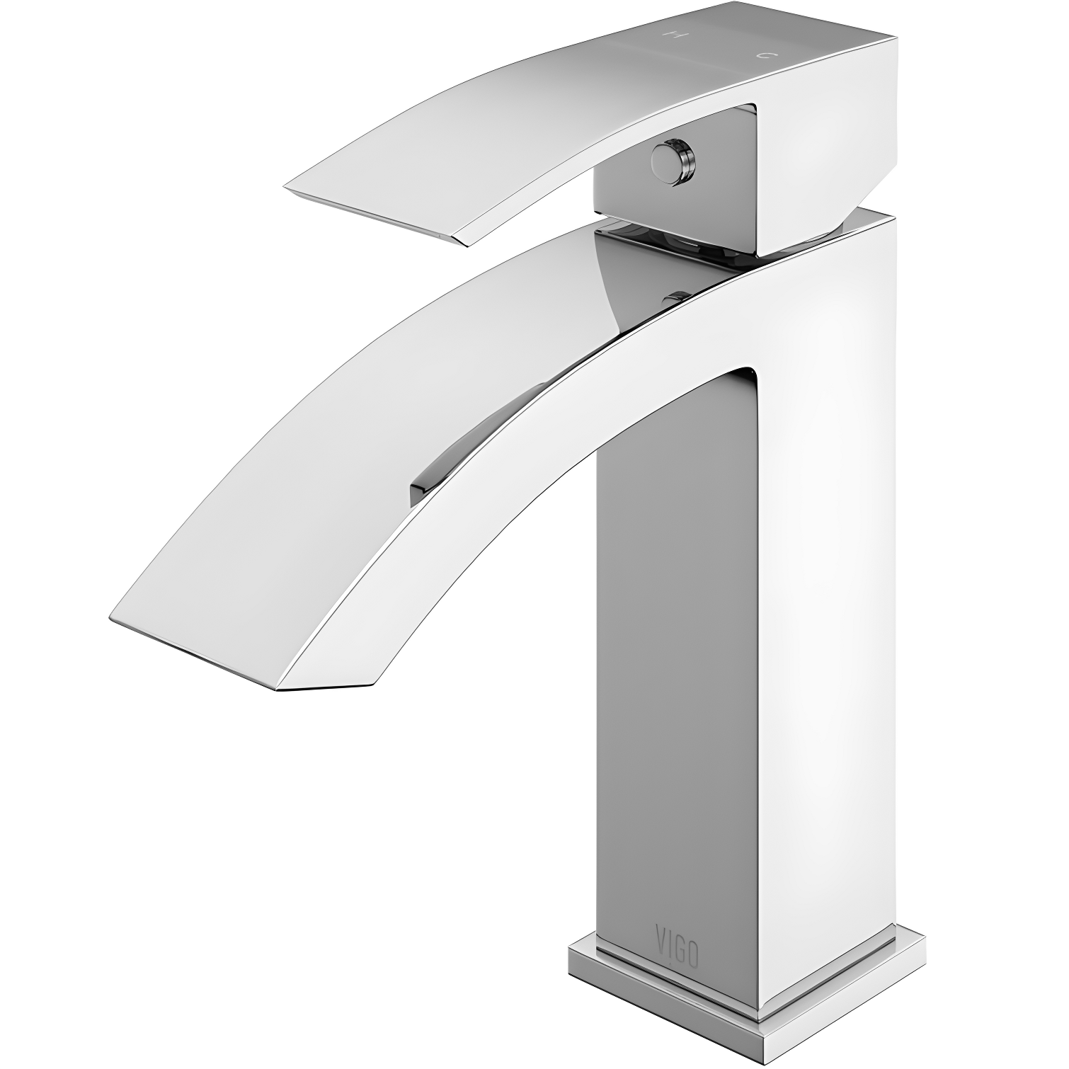 VIGO Satro Modern Chrome Single-Hole Bathroom Faucet