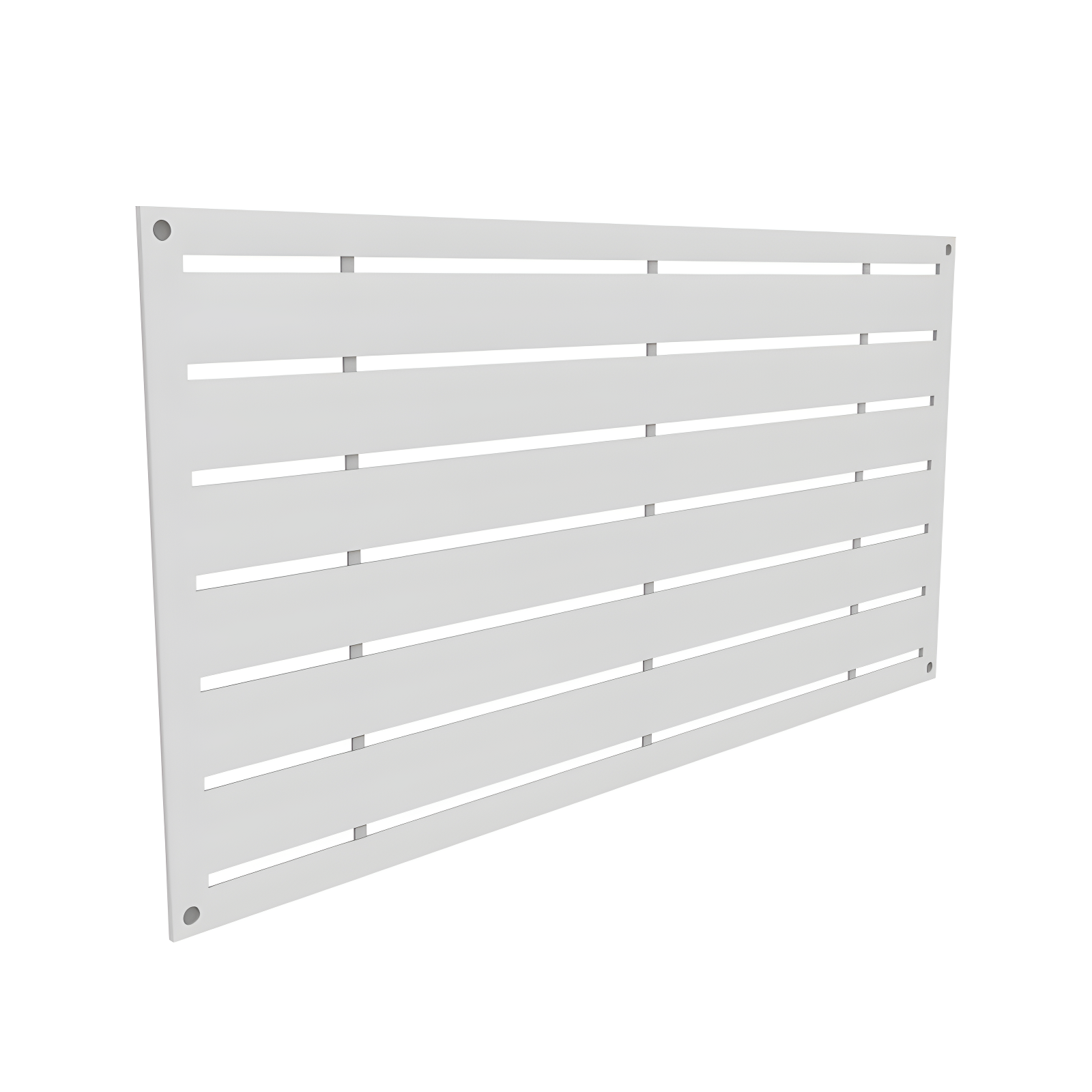 White Polymer 2x4 ft. Decorative Screen Panel