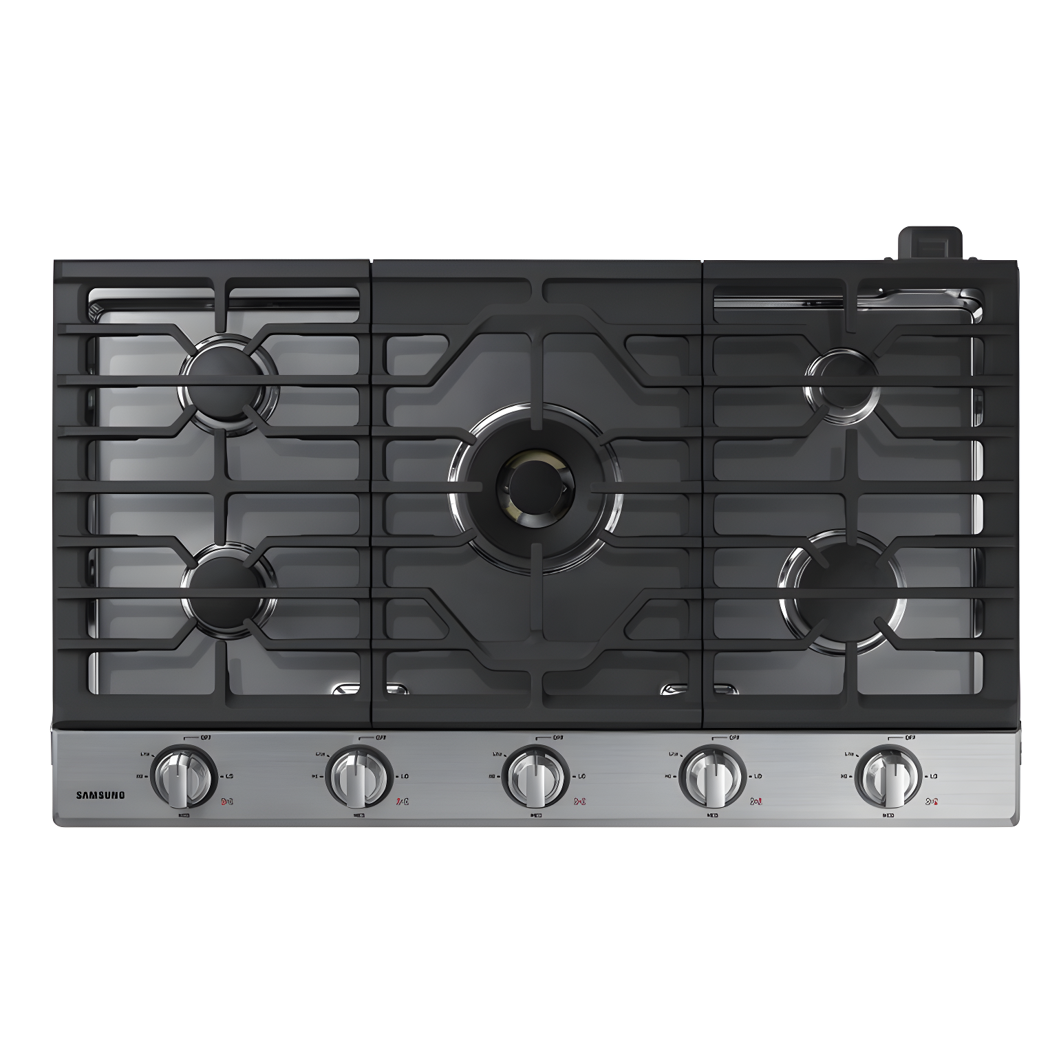 36" Stainless Steel Smart Gas Cooktop with Dual Power Burner