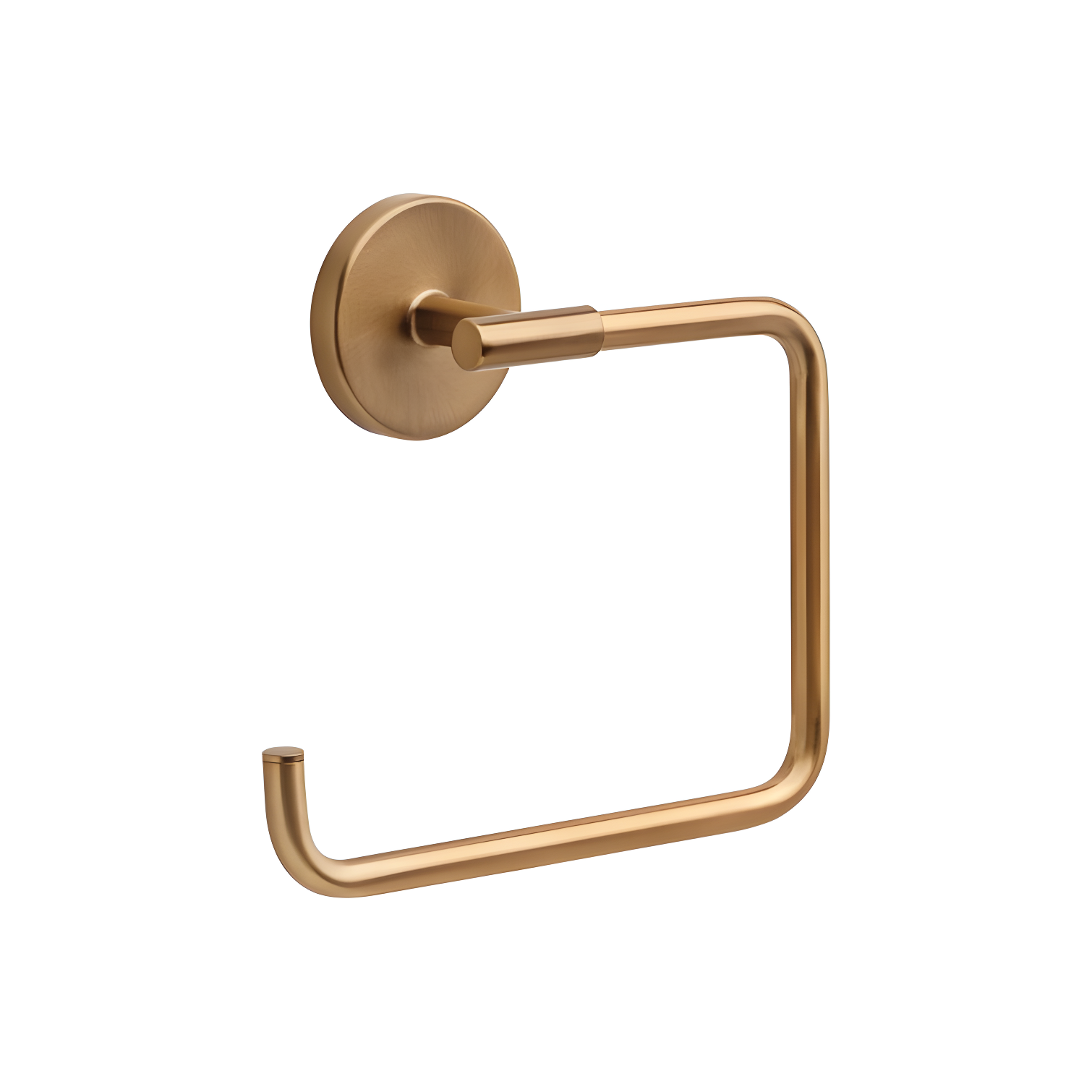 Champagne Bronze Wall Mounted Stainless Steel Towel Ring