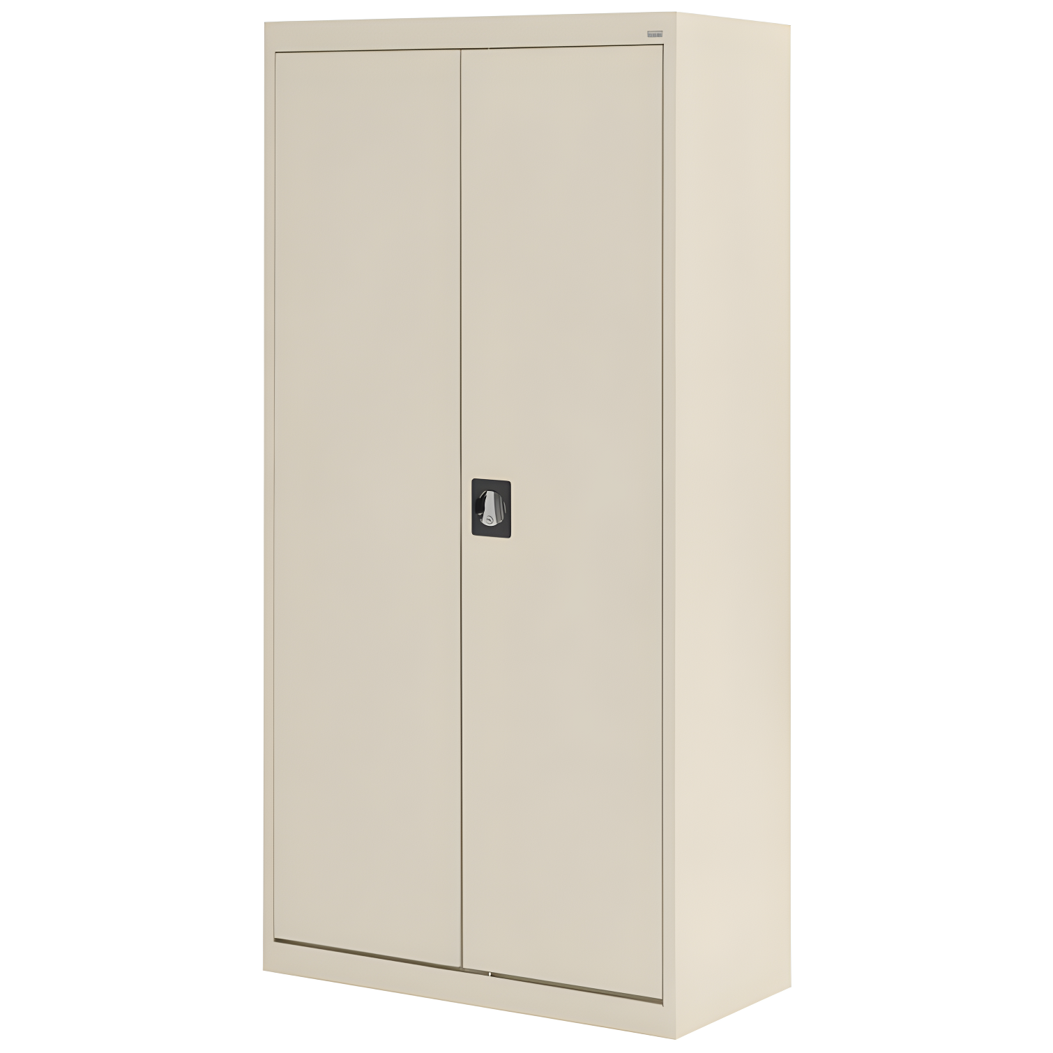 Elite 72" Putty Steel Office Storage Cabinet with Adjustable Shelves