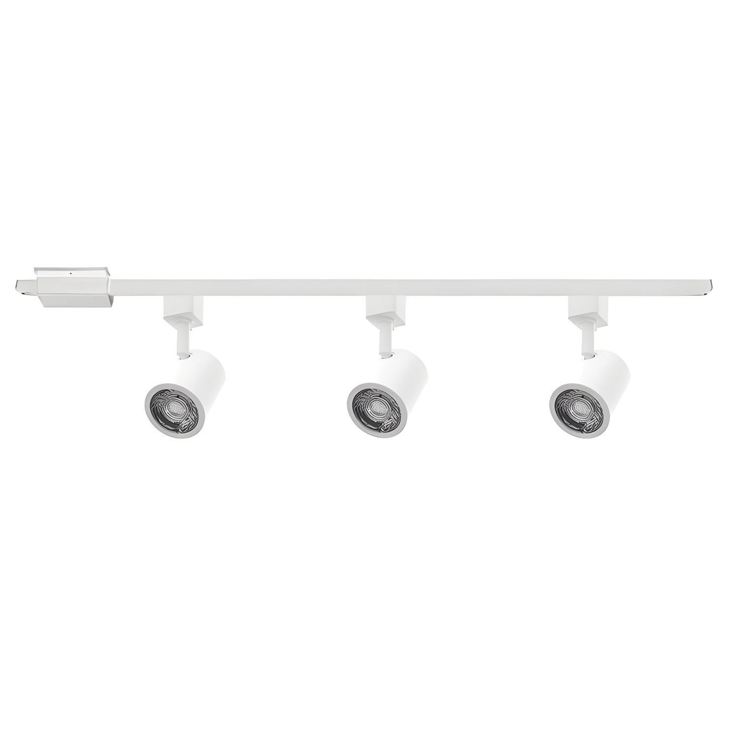 Charge 48'' White Glass LED Track Lighting Kit