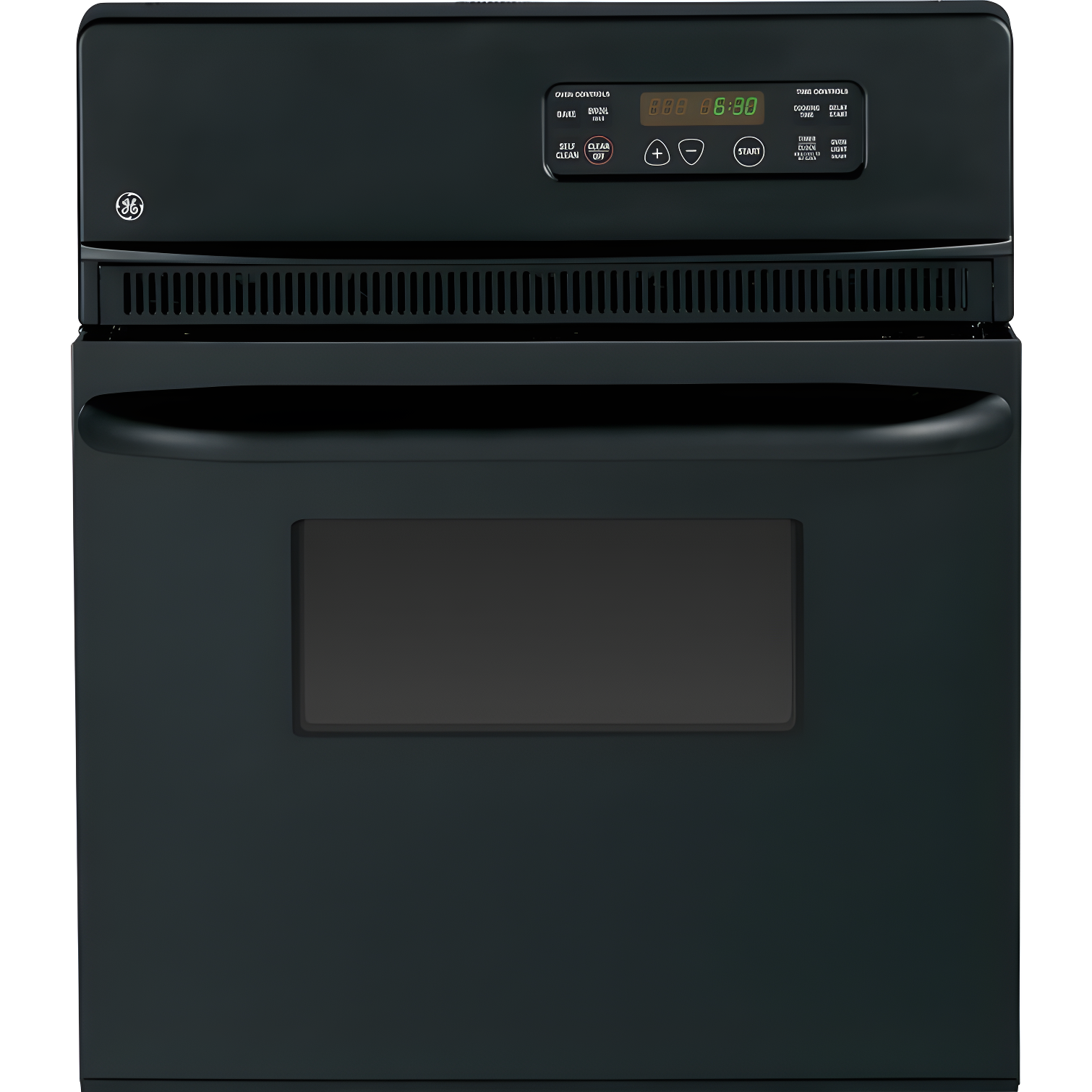 24" Black Self-Cleaning Electric Single Wall Oven