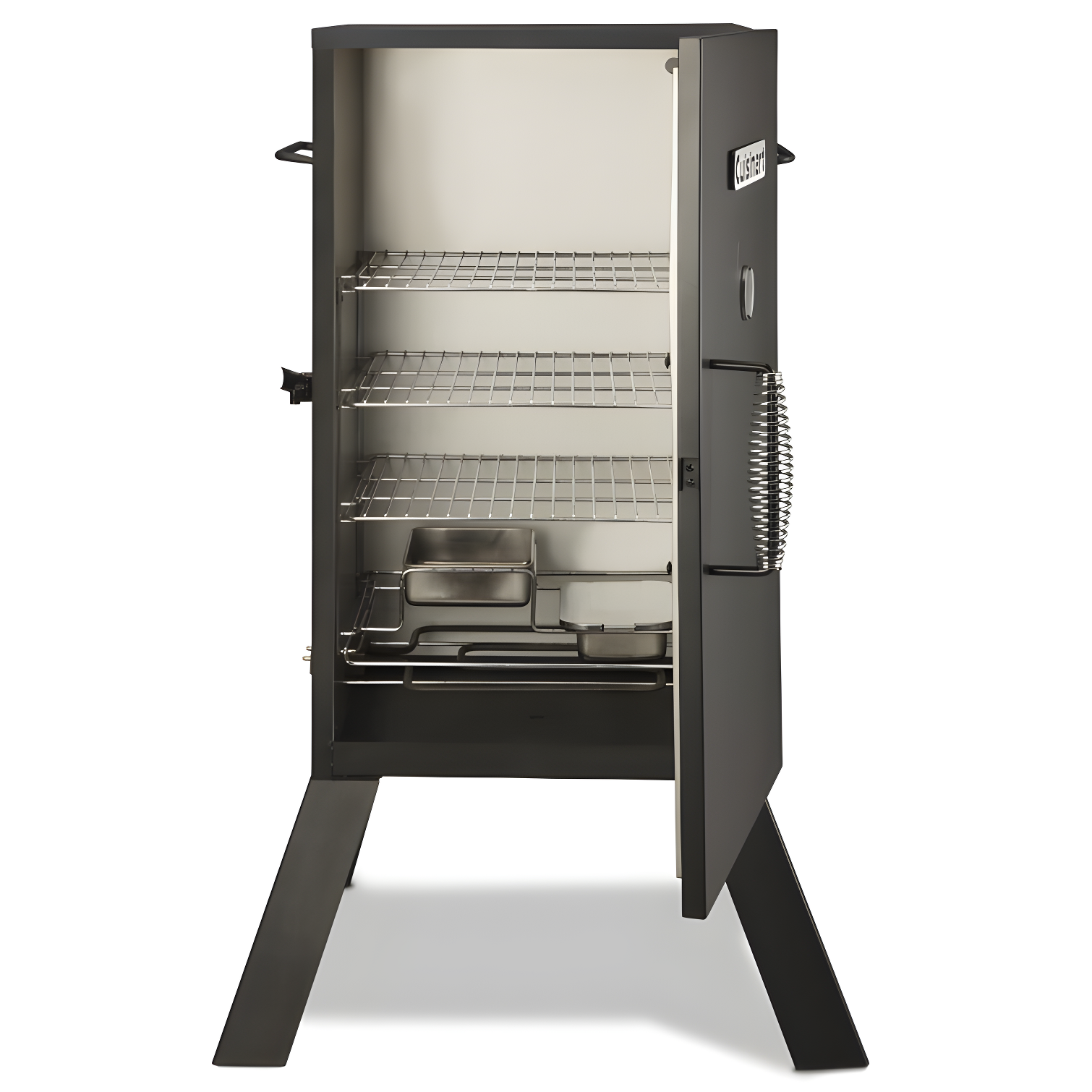 Cuisinart 30" Black Electric Smoker with Chrome-Coated Racks