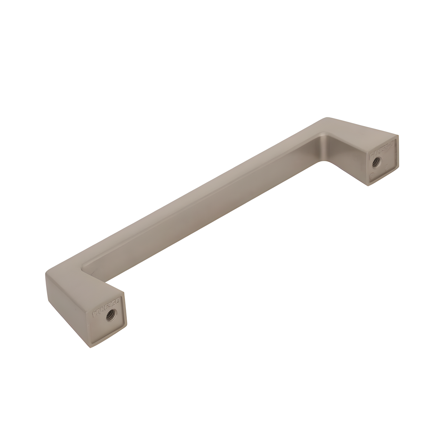 Satin Nickel Modern Industrial Bar Pull with Mounting Hardware