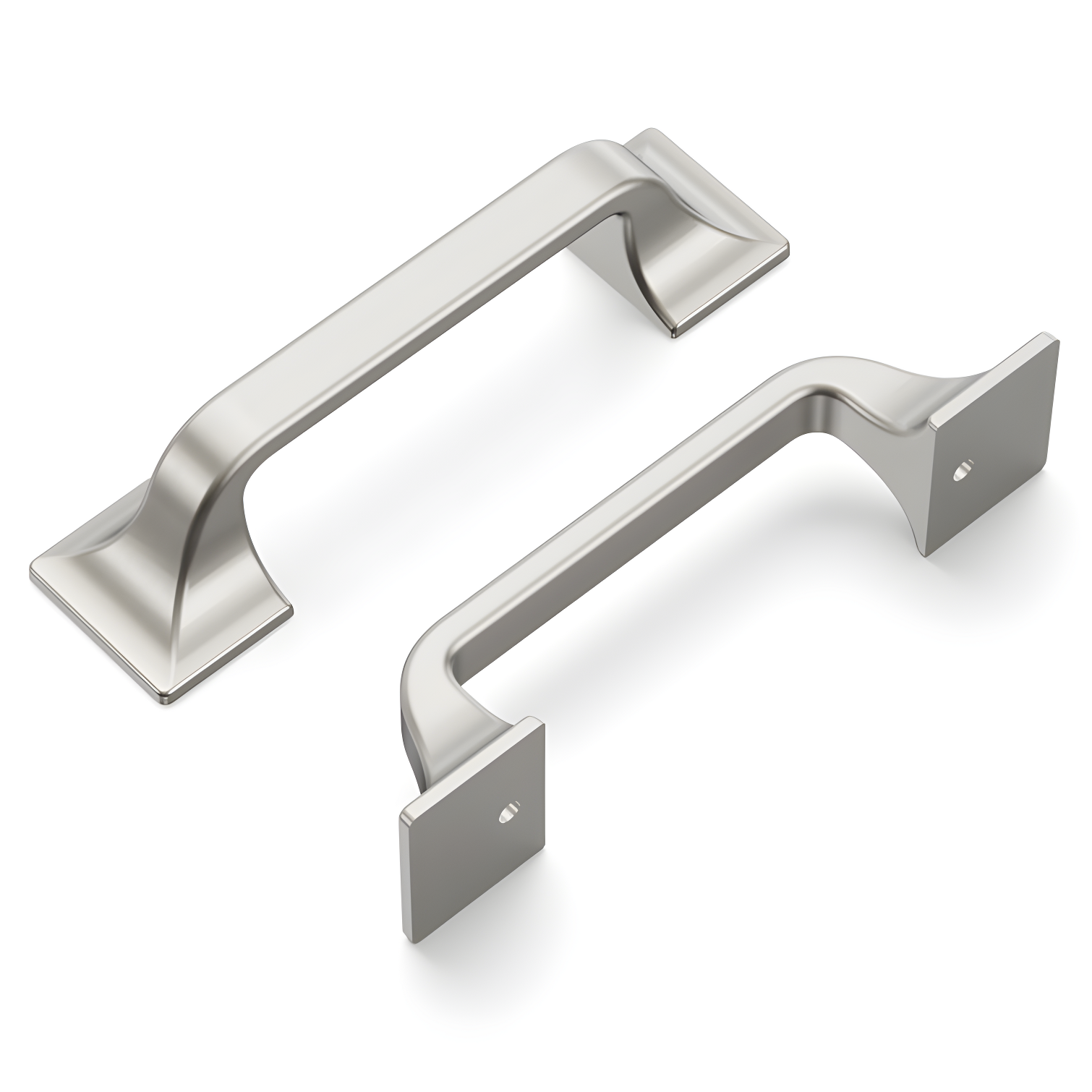 Brushed Nickel 3" Modern Farmhouse Cabinet Handles