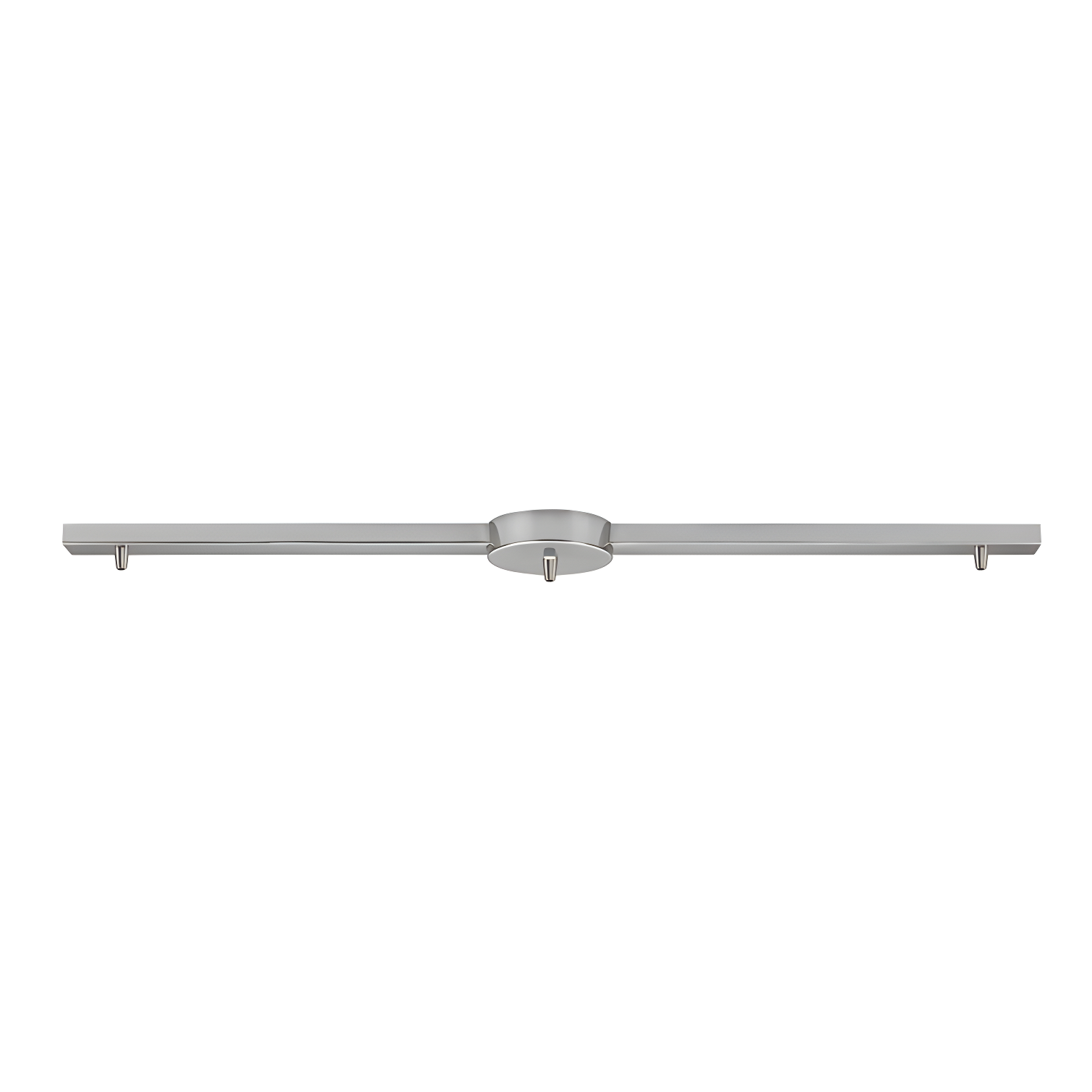 Contemporary Satin Nickel LED Linear Bar Light, 36 in