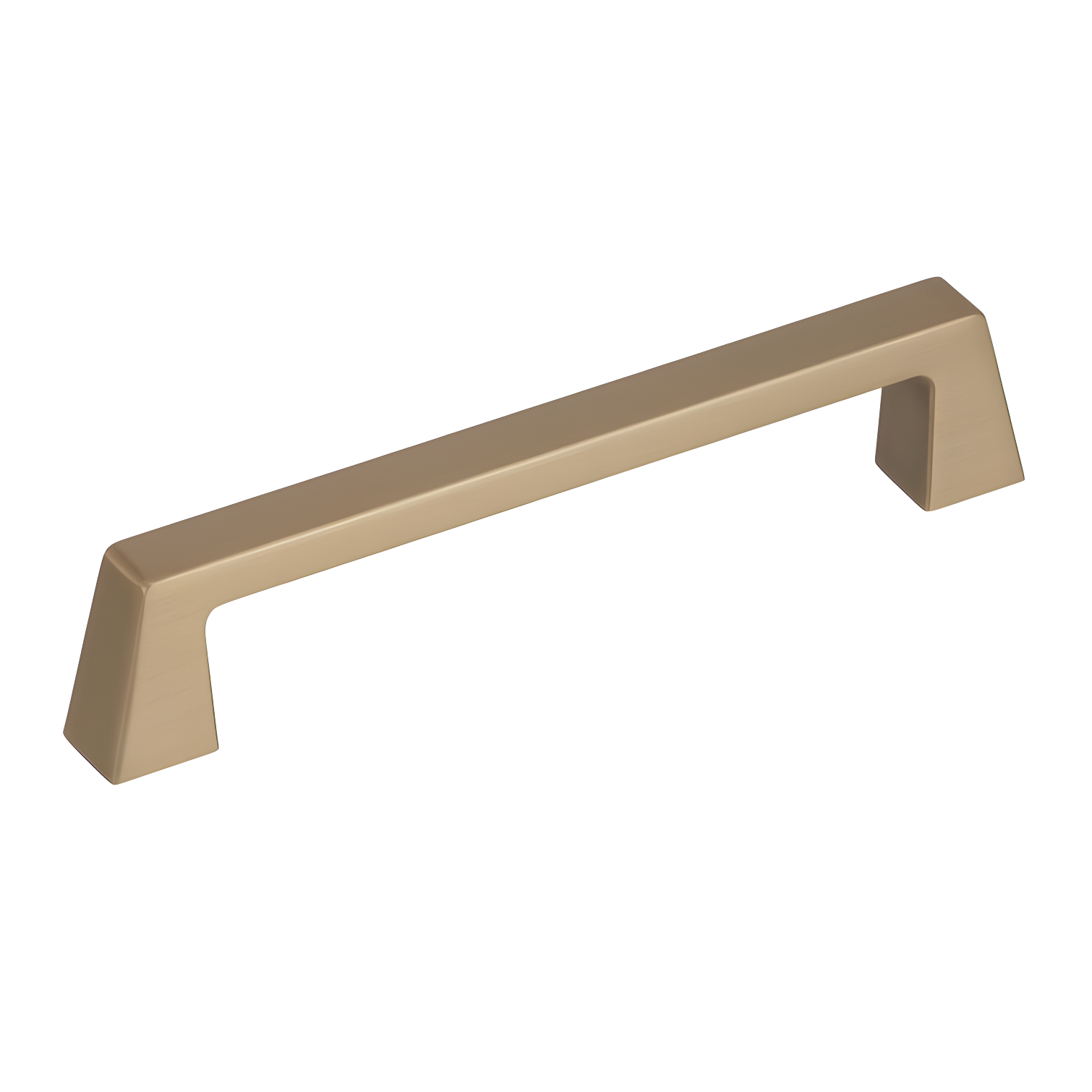 Golden Champagne Modern Bar Pull with Mounting Hardware