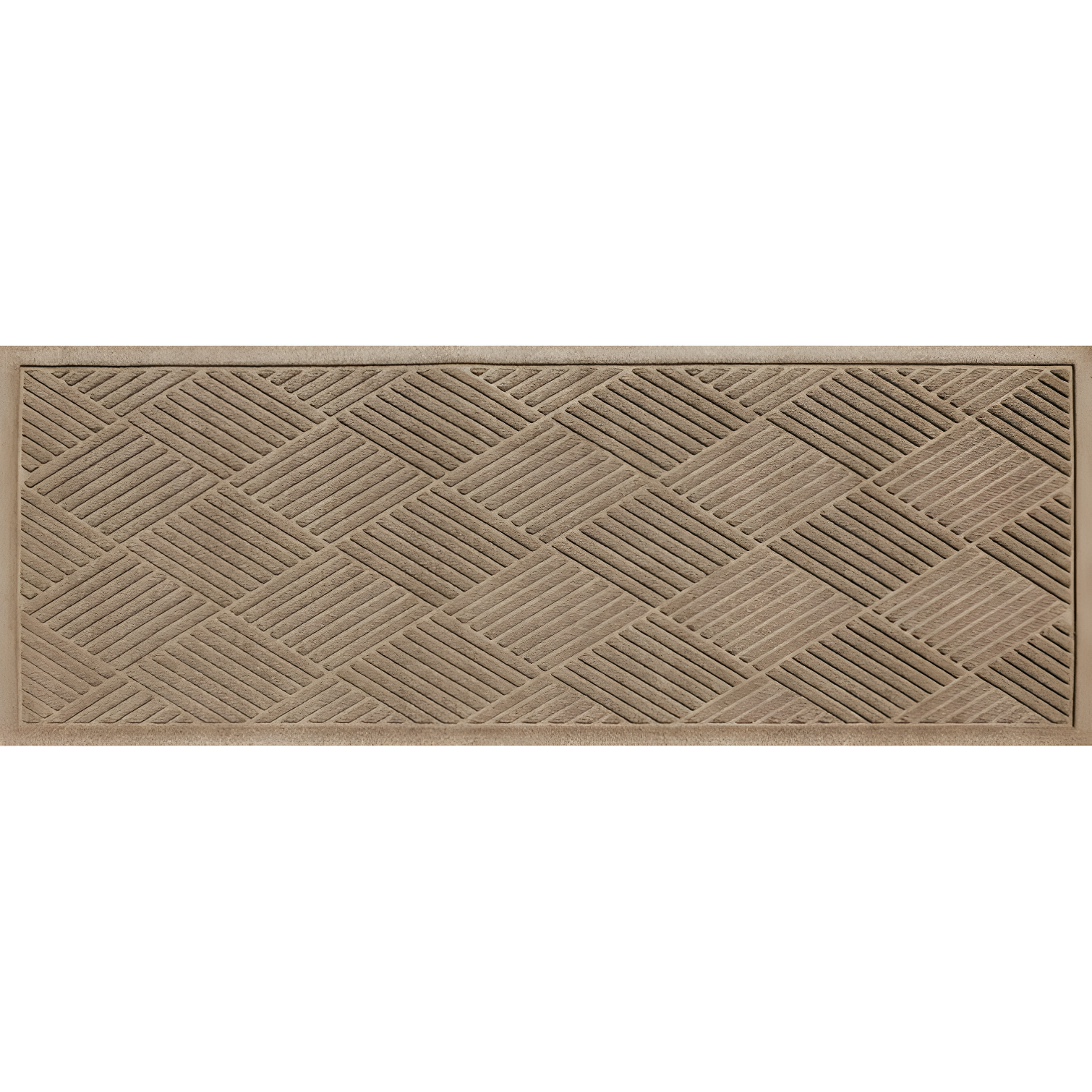 Aqua Shield Camel 22"x60" Rubber Outdoor Runner Mat