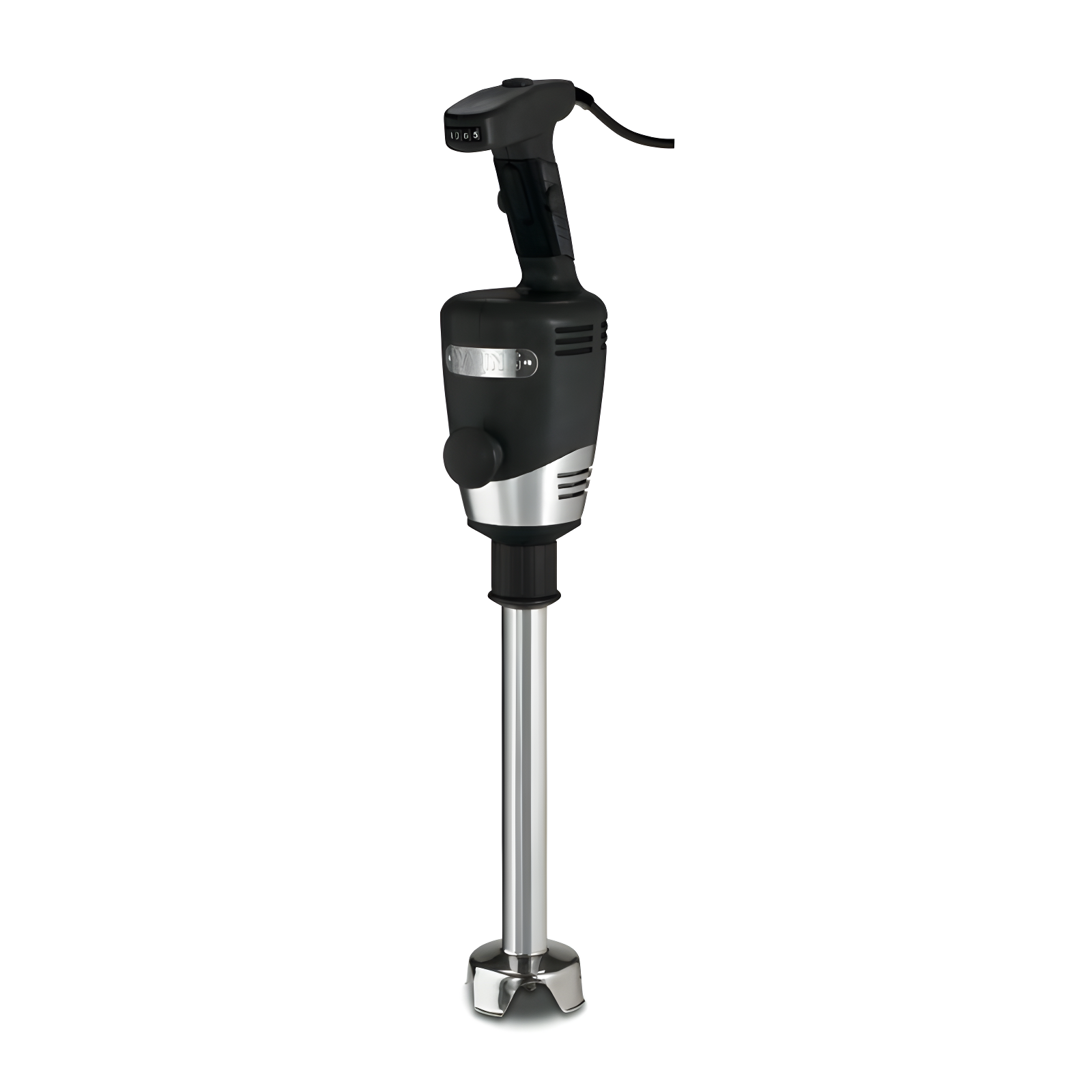 Heavy Duty Black and Silver Commercial Hand Blender